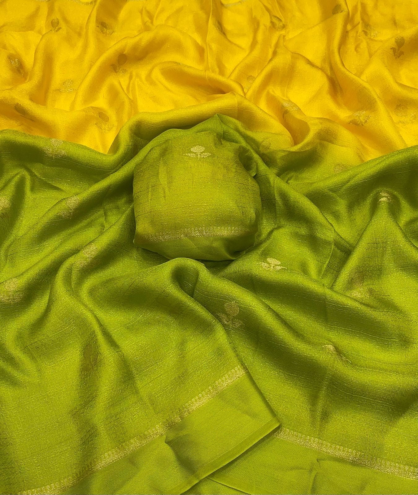 RIJUNA - VISCOSE KHADI SILK SAREE