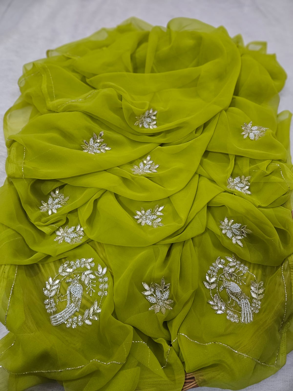 KRITVI - HANDWORK CHIFFON