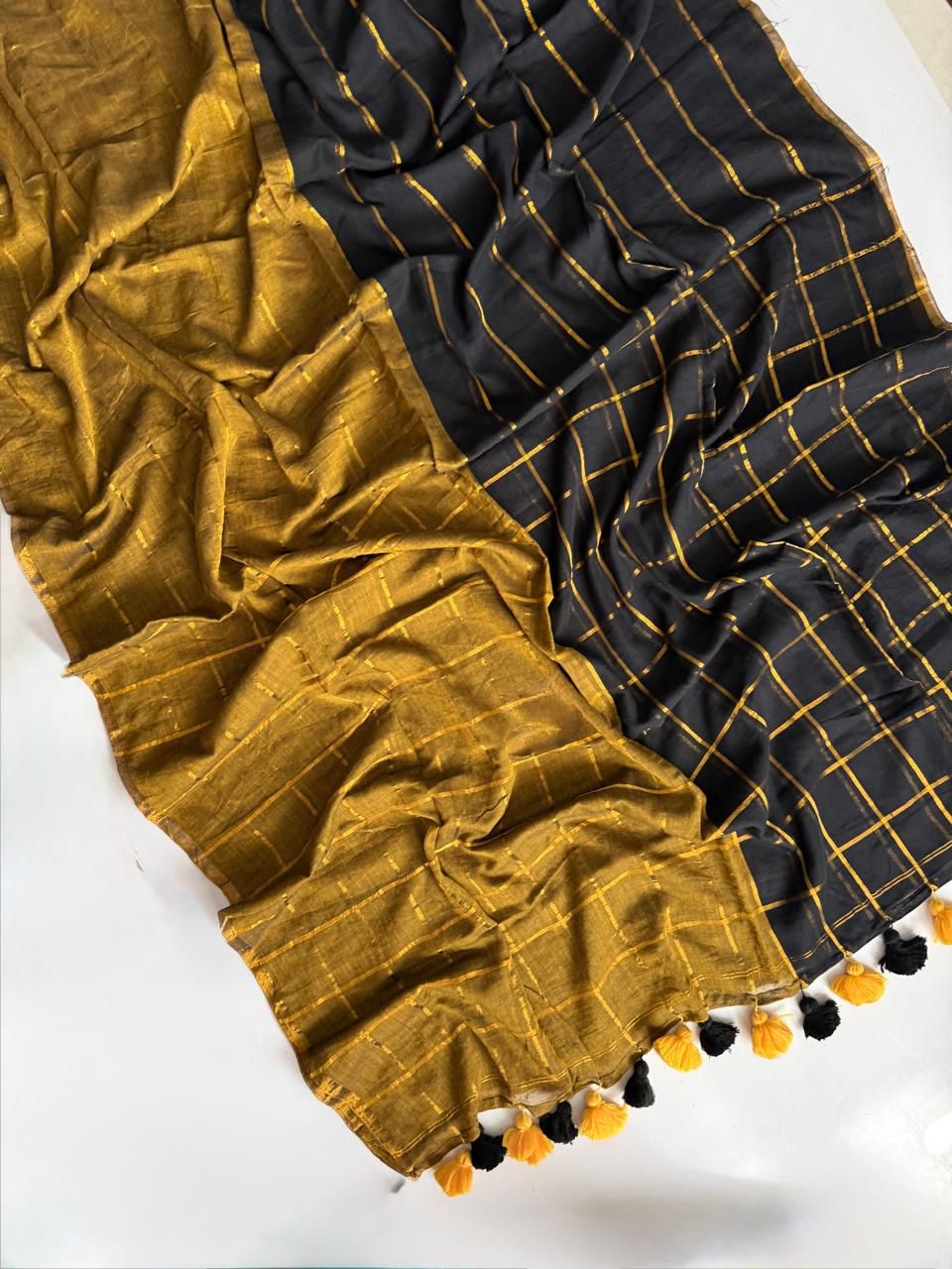 MULMUL - ZARI STRIPE