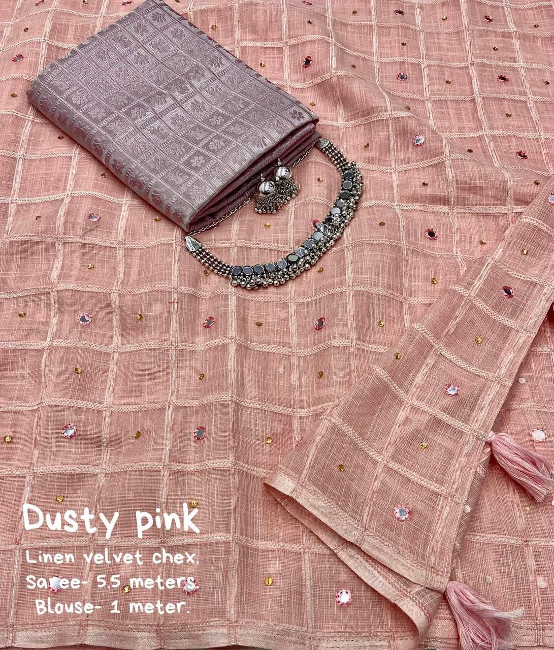 ANUSHA - LINEN CHEX