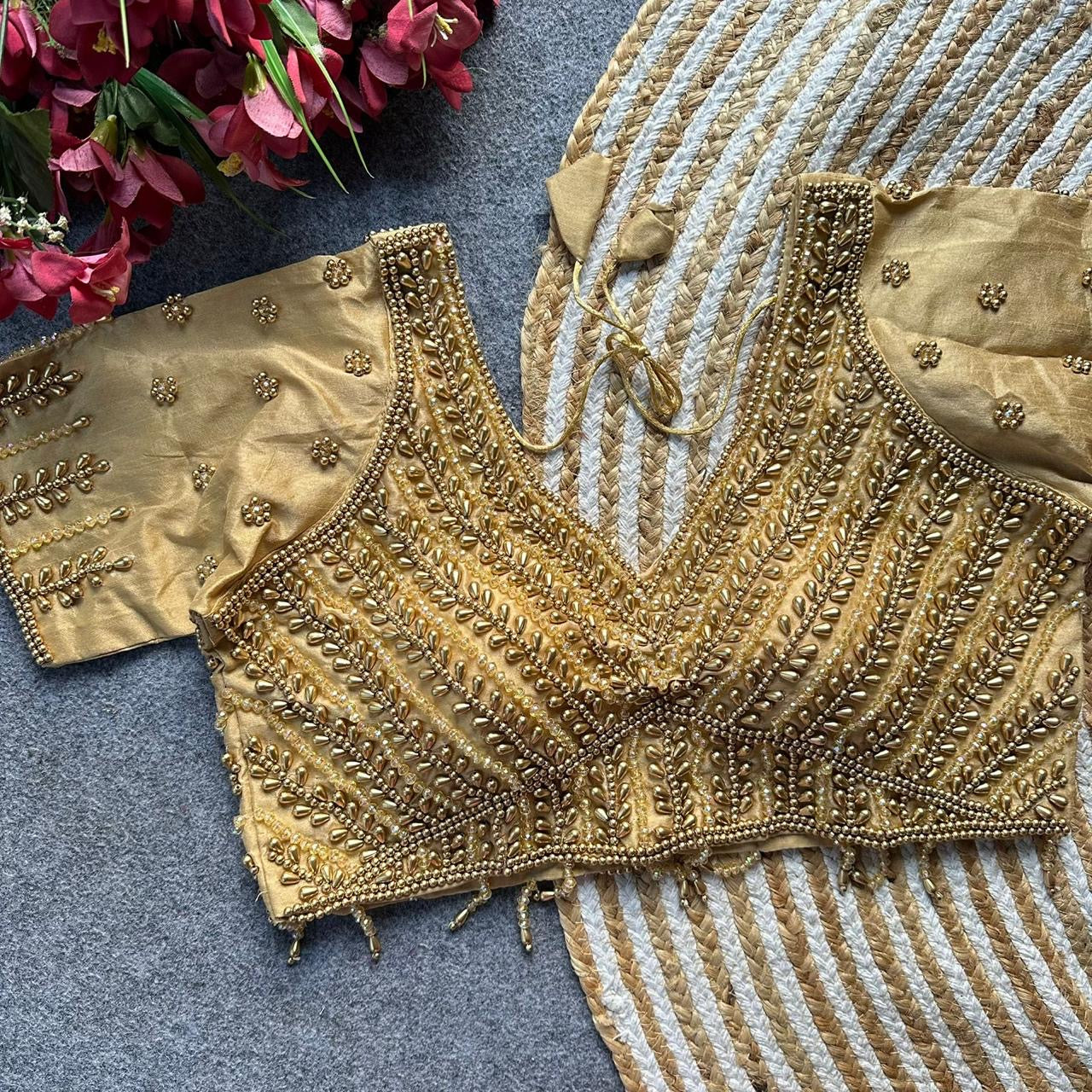 SELSIYA - PEARL MOTI BLOUSE.
