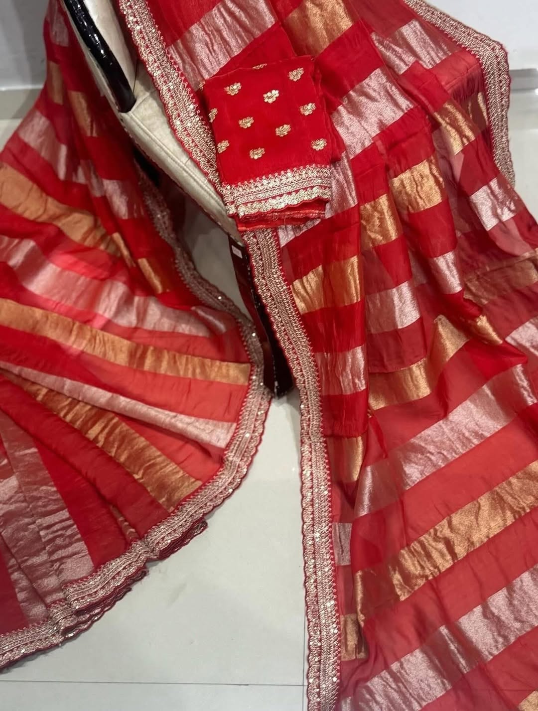 SHAMAYA - GEORGETTE TISSUE SILK SAREE