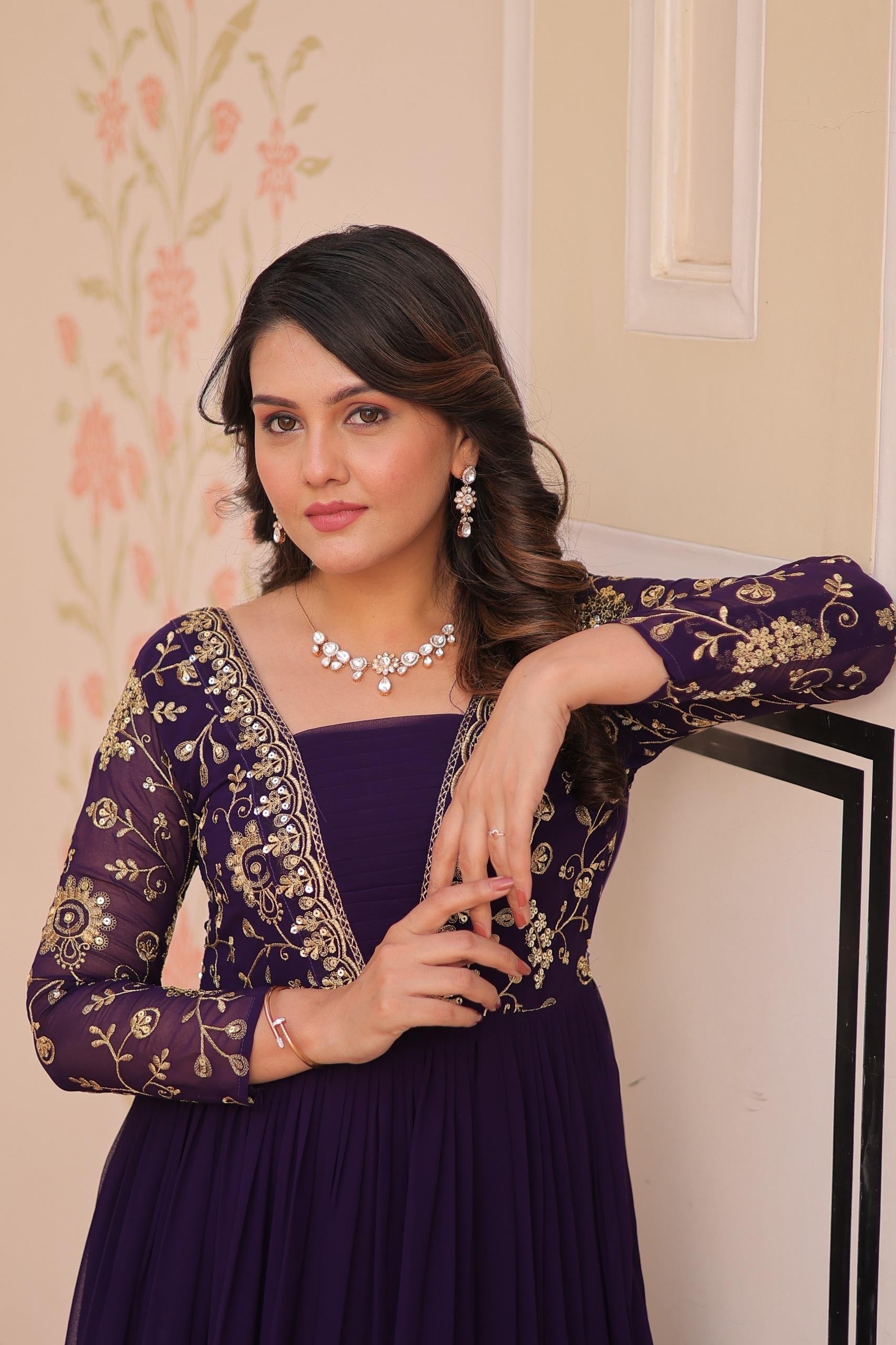 TARANA - Sequins Zari Gown