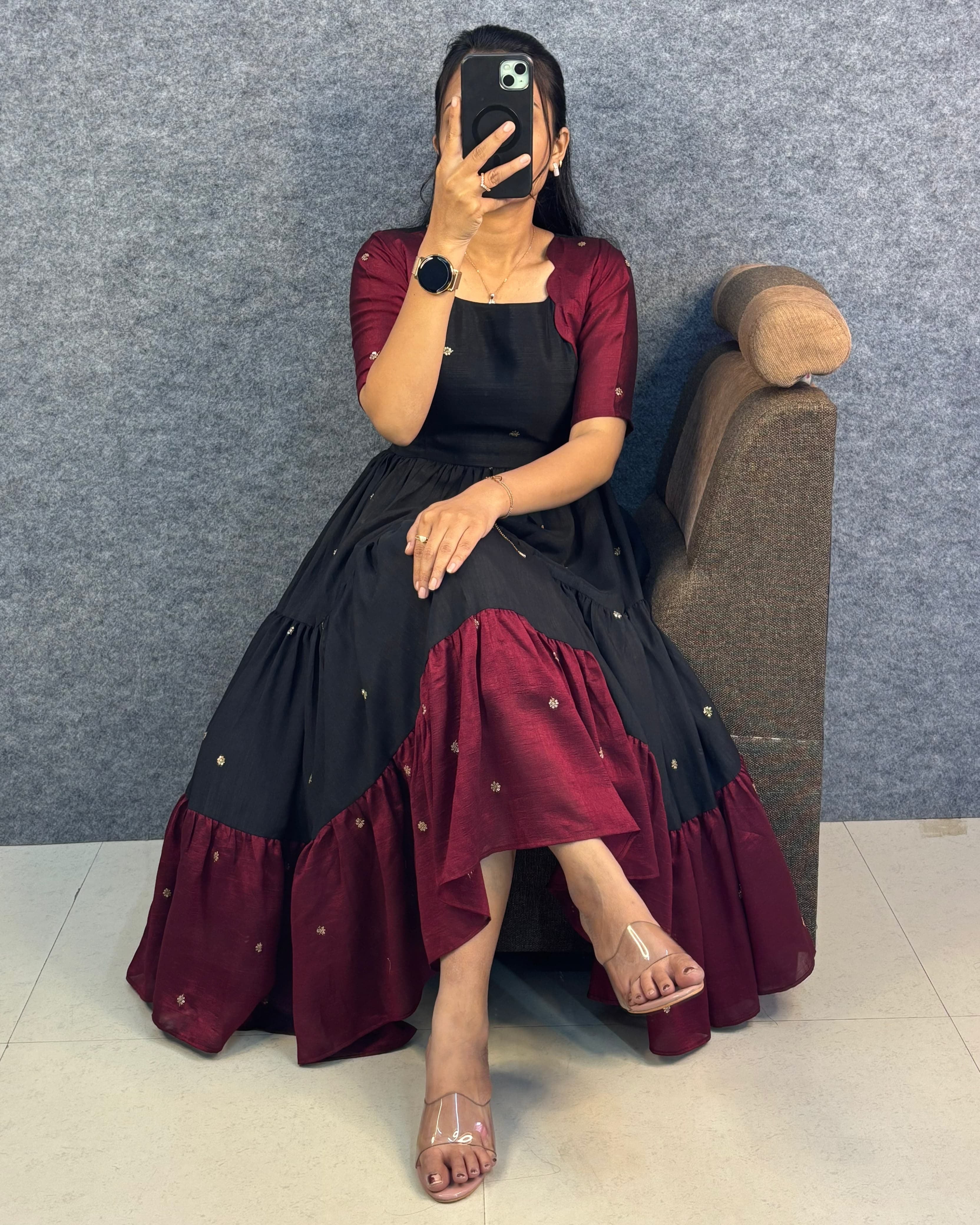 AKERA - 3-Tier Vichitra Maxi