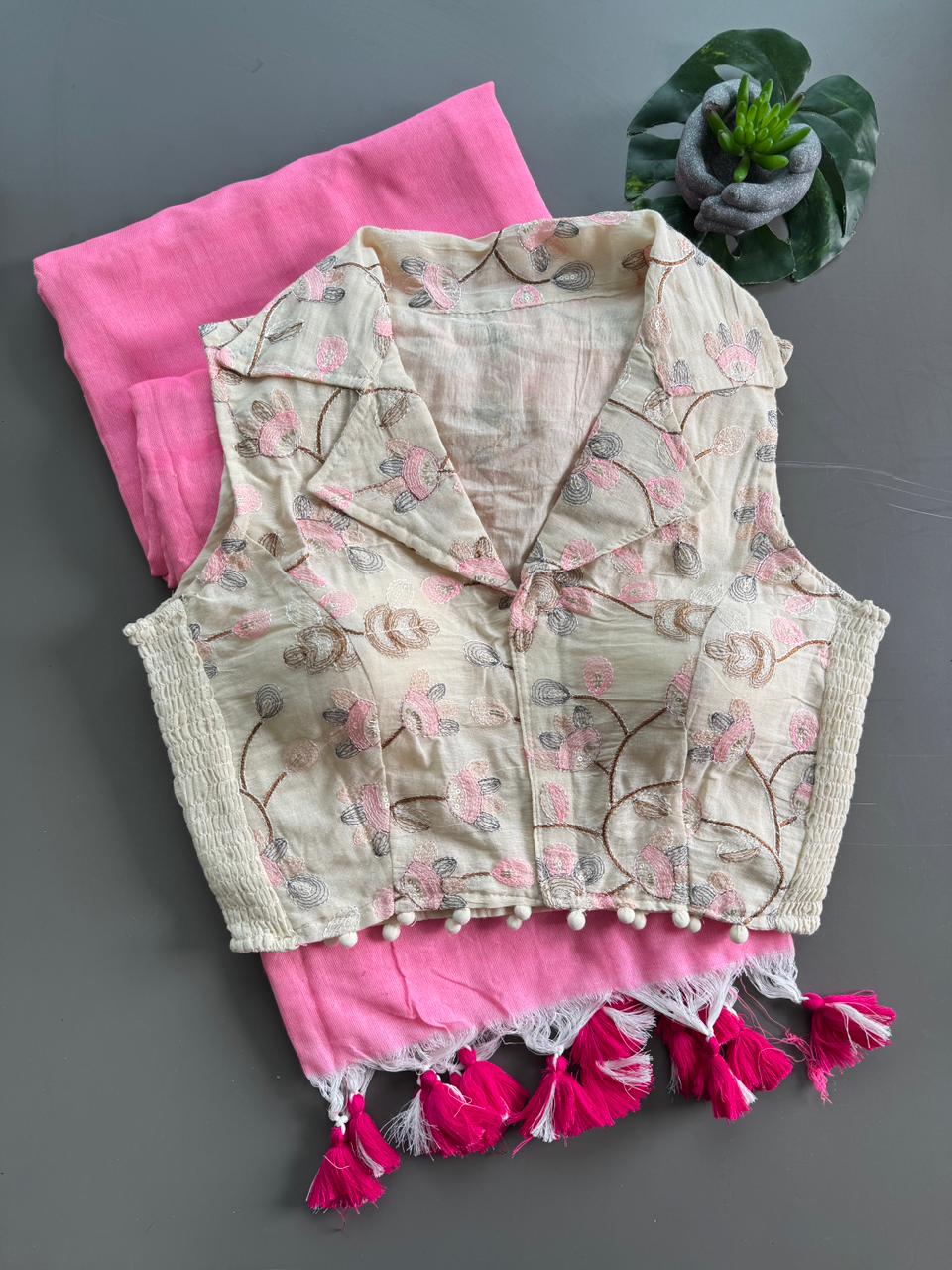 KHADI - STRECHABLE BLOUSE COMBO