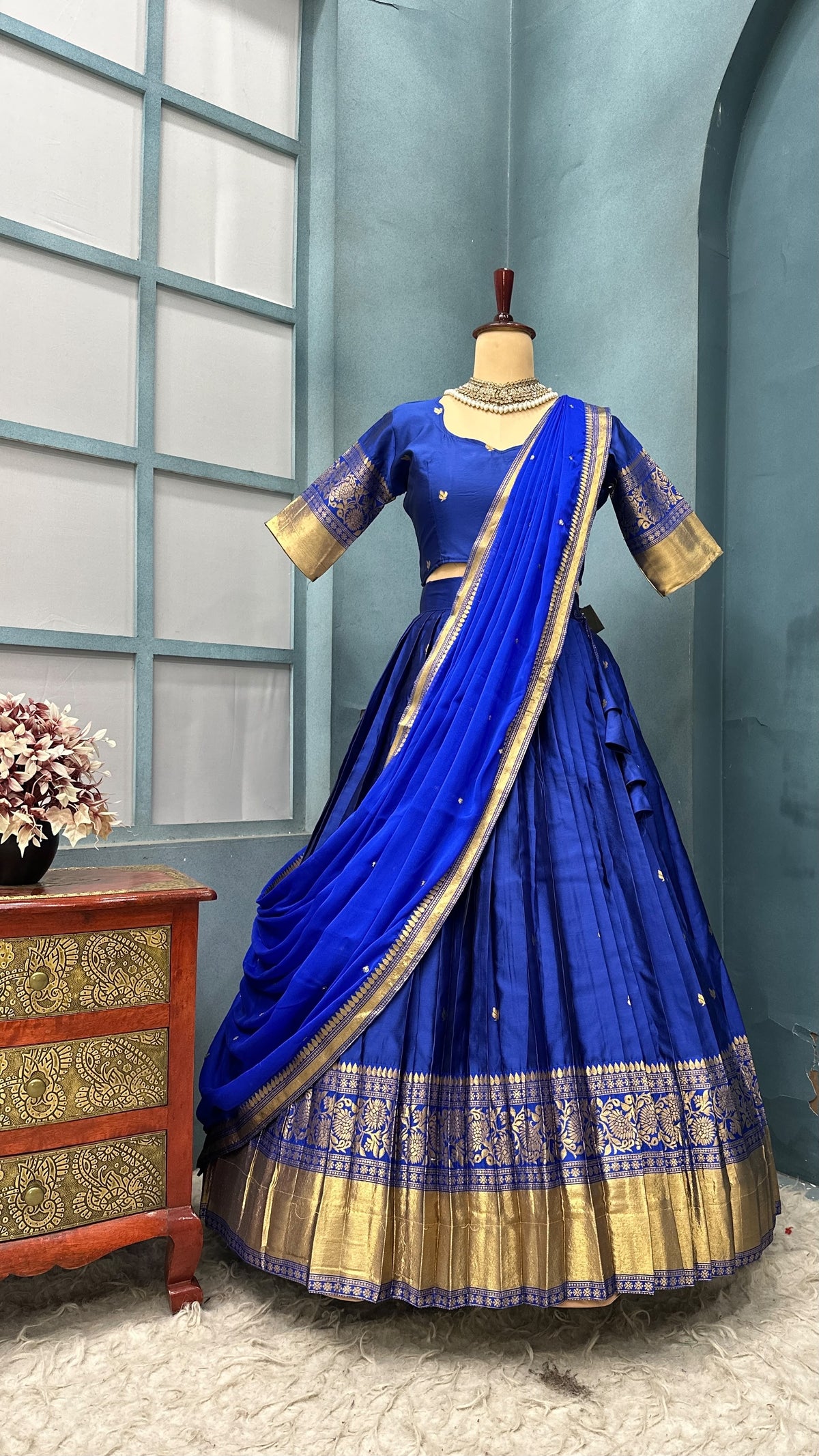 DAKSHA - FESTIVE HALF SAREE