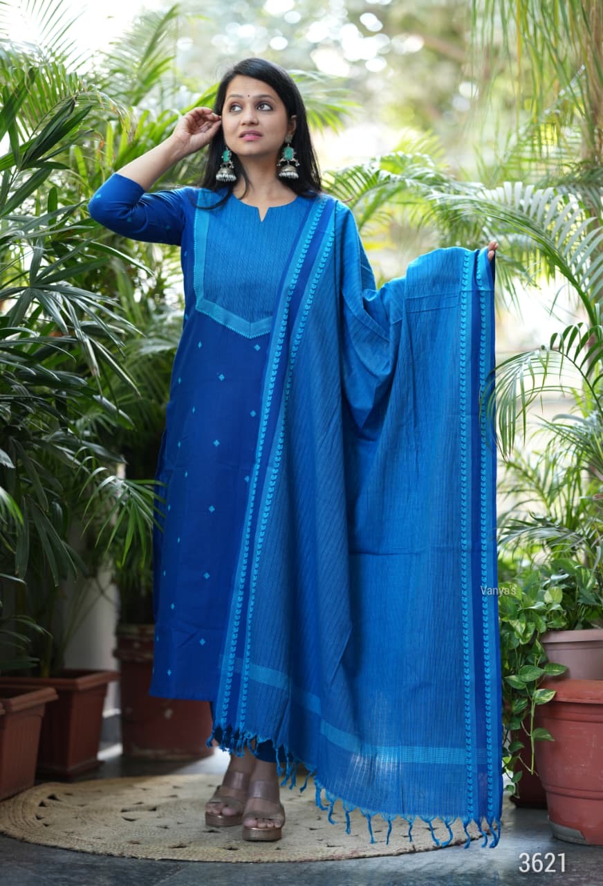 BARANI - HANDLOOM COTTON SUIT