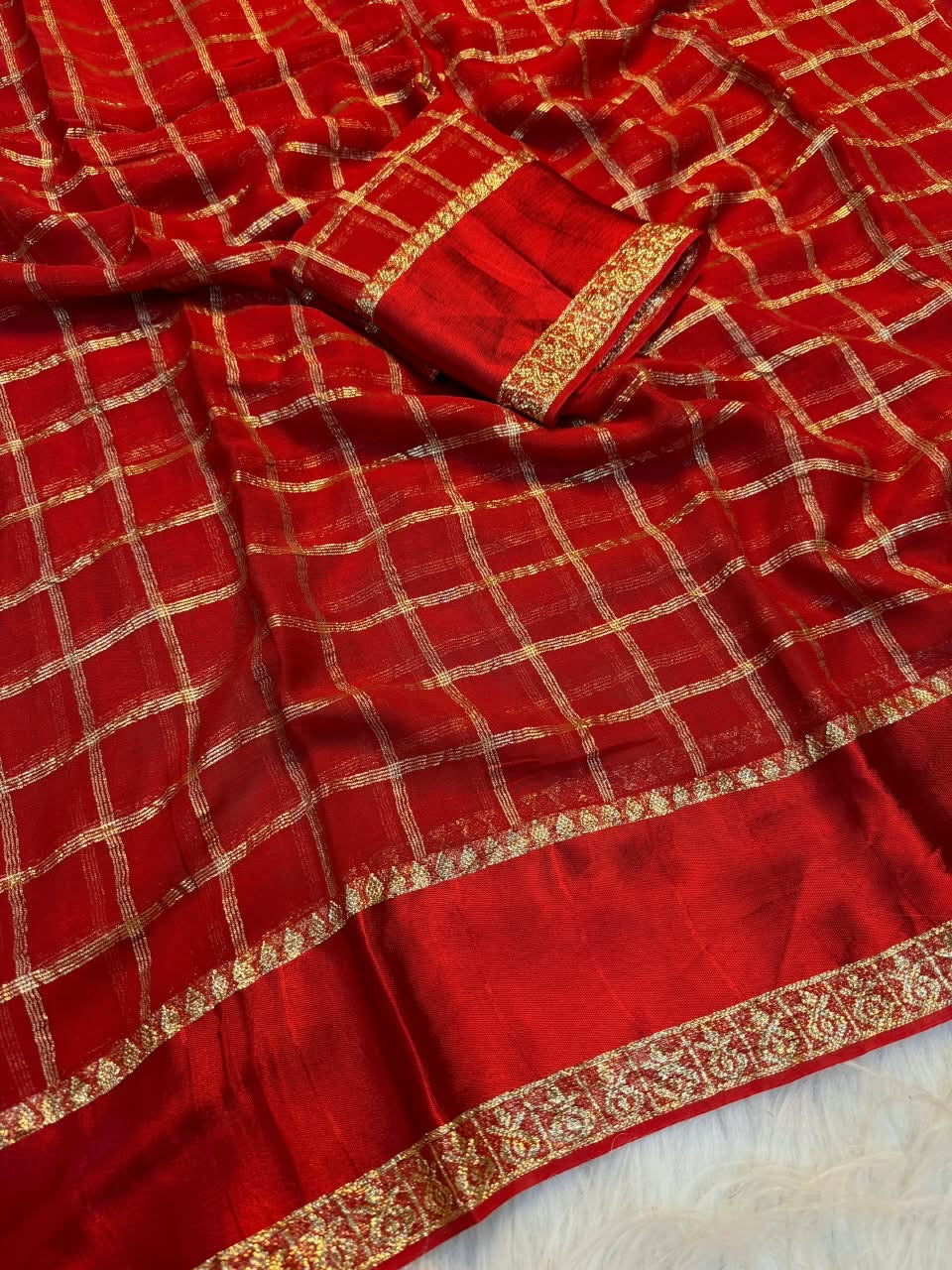 ZARQA - VISCOSE GEORGETTE CHEX