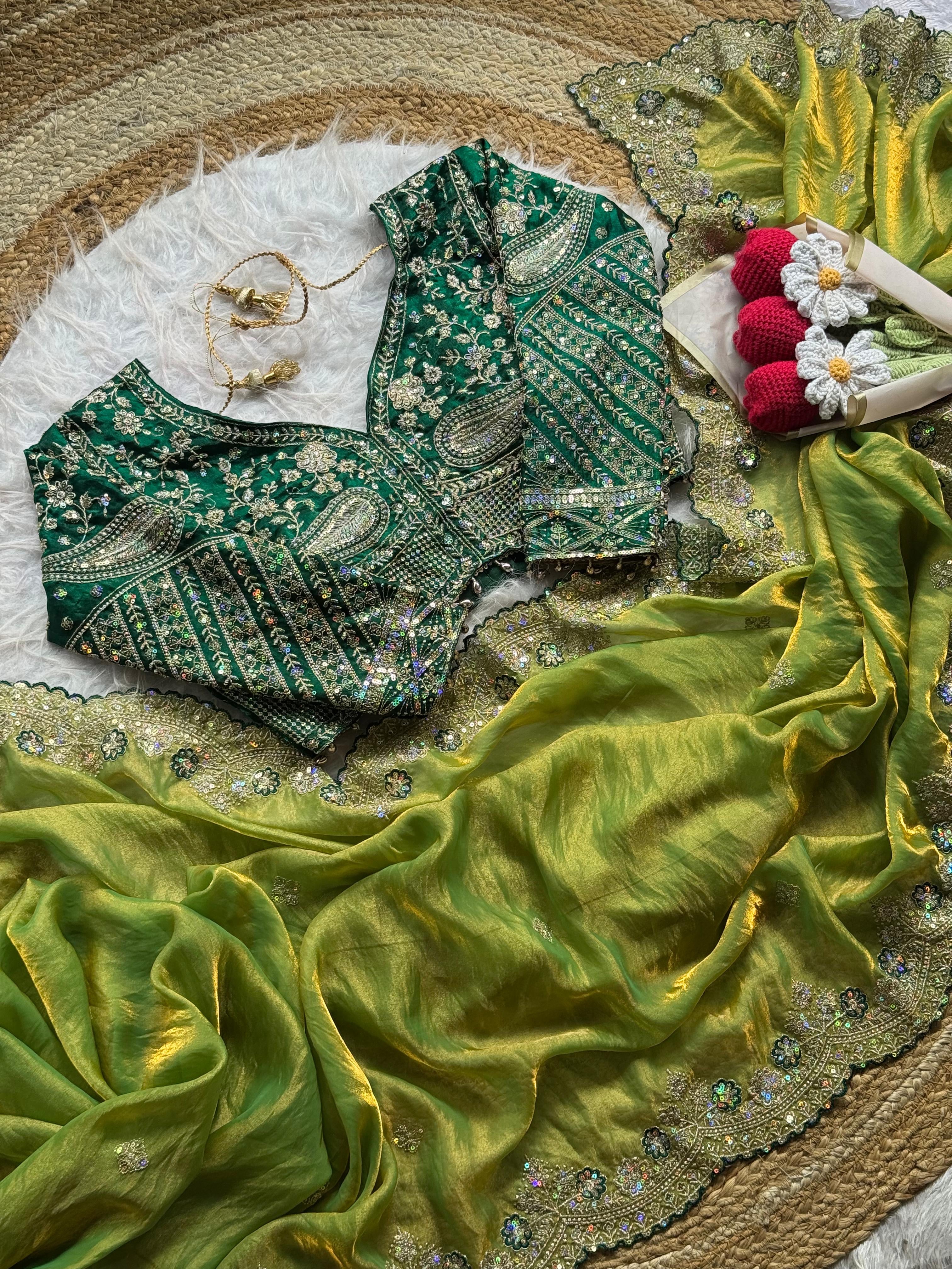 KESARI - COCKTAIL DESIGNER SAREE