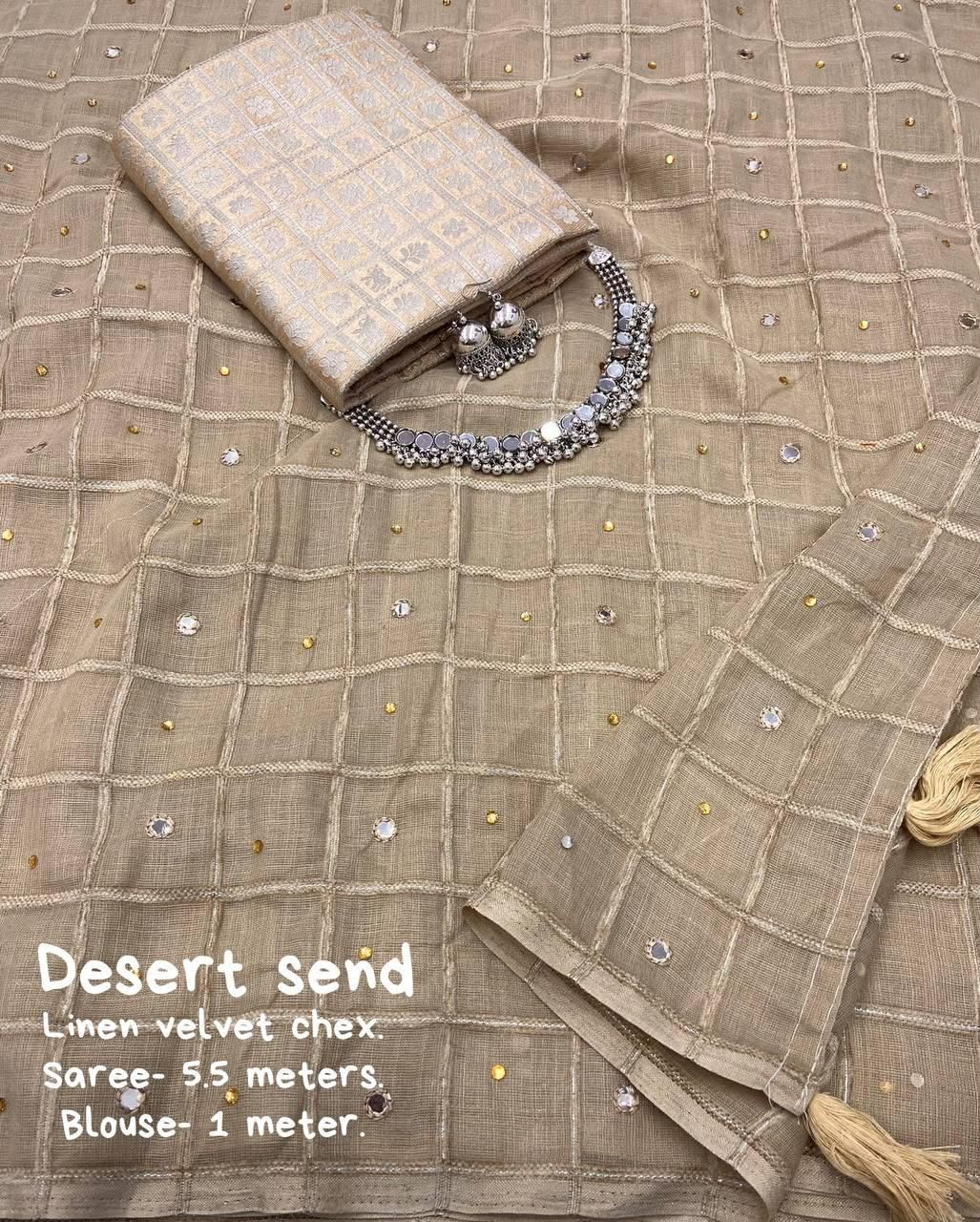ANUSHA - LINEN CHEX