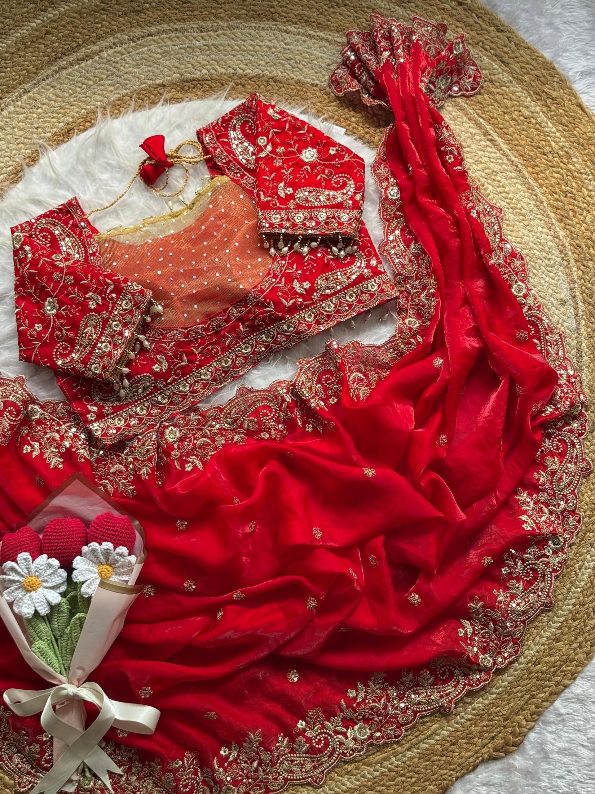 HADIYA - FANDY SATIN SAREE