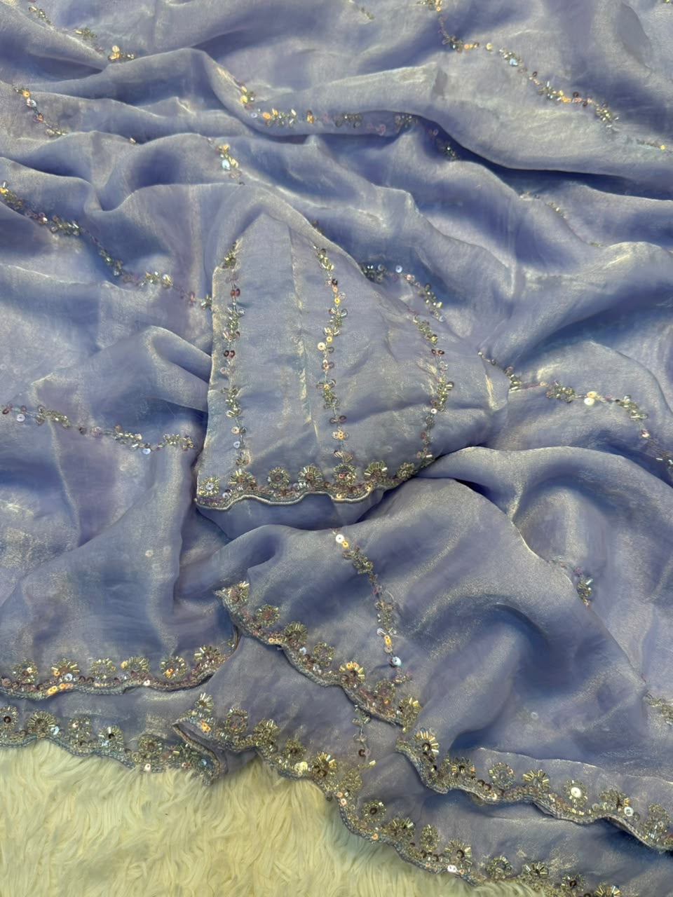 AMIA - COCKTAIL HANDWORK SAREE