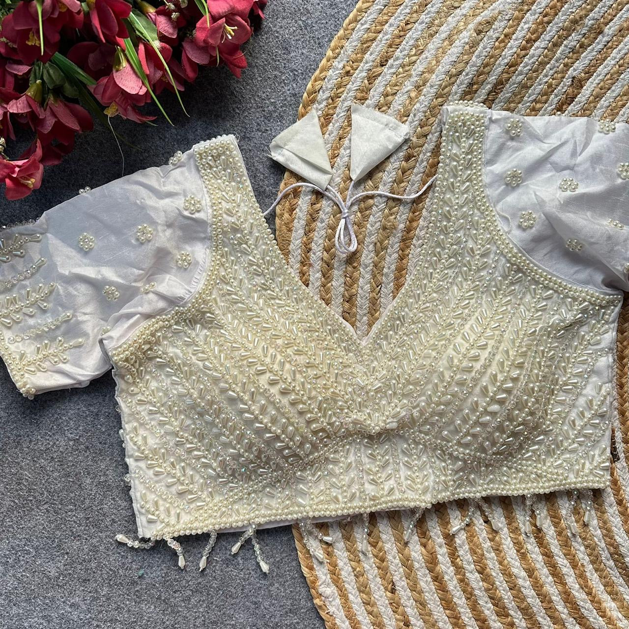 SELSIYA - PEARL MOTI BLOUSE.