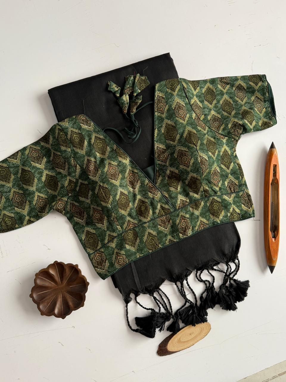 DESIYA - KHADI SAREE & STITCHED BLOUSE