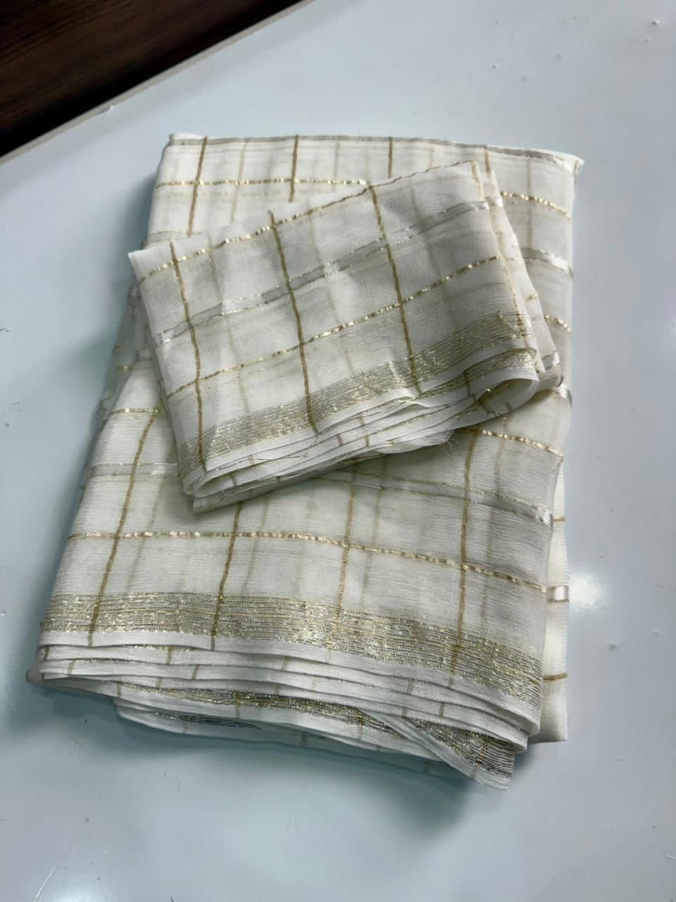 SOFIYA- ZARI CHEK - VISCOSE GEORGETTE SAREE