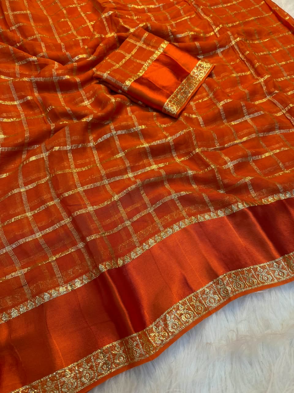ZARQA - VISCOSE GEORGETTE CHEX