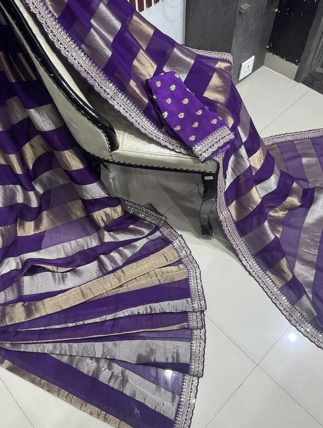 SHAMAYA - GEORGETTE TISSUE SILK SAREE