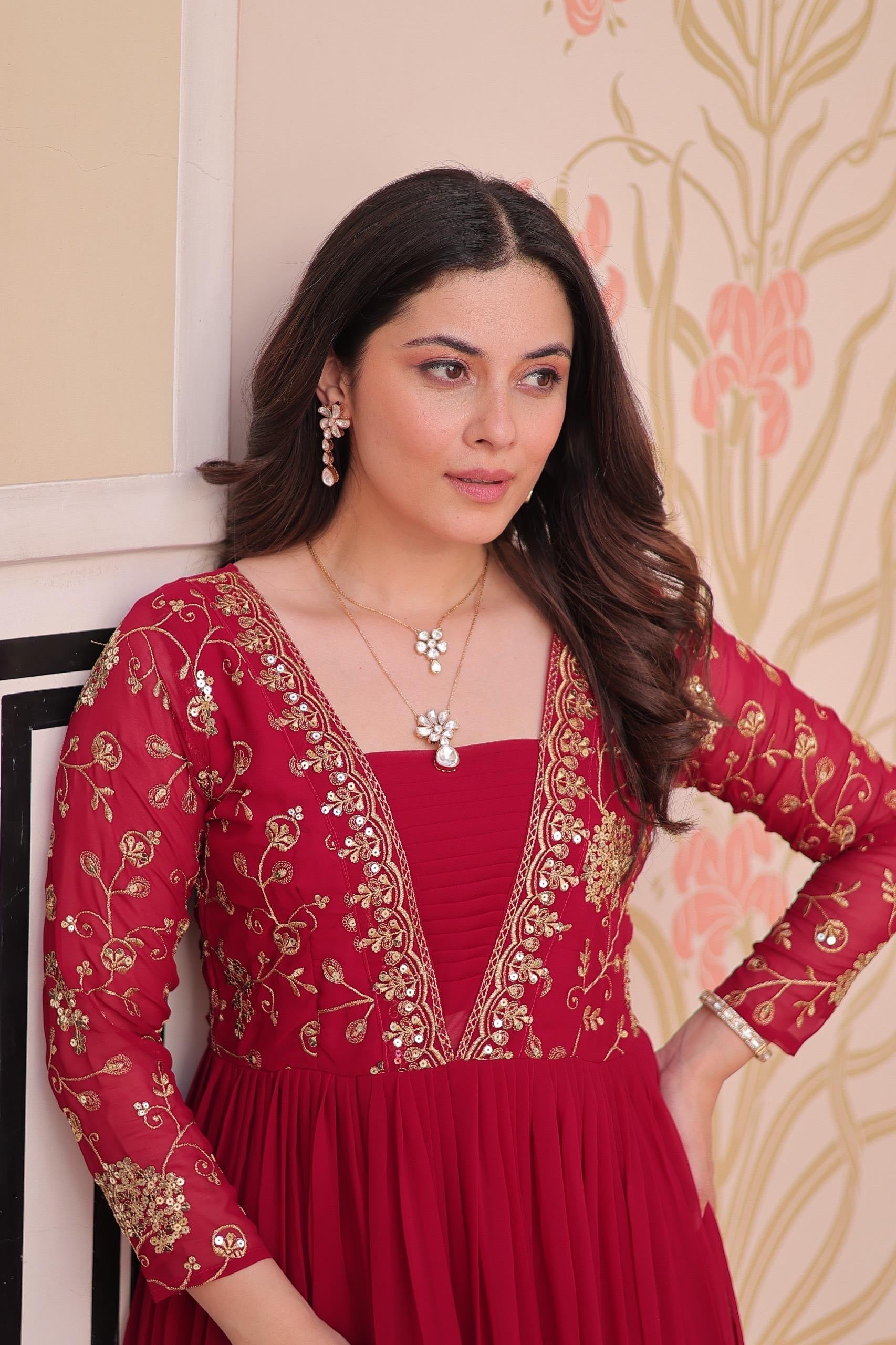 TARANA - Sequins Zari Gown