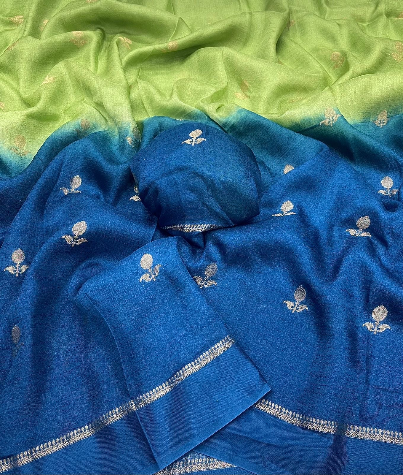 RIJUNA - VISCOSE KHADI SILK SAREE