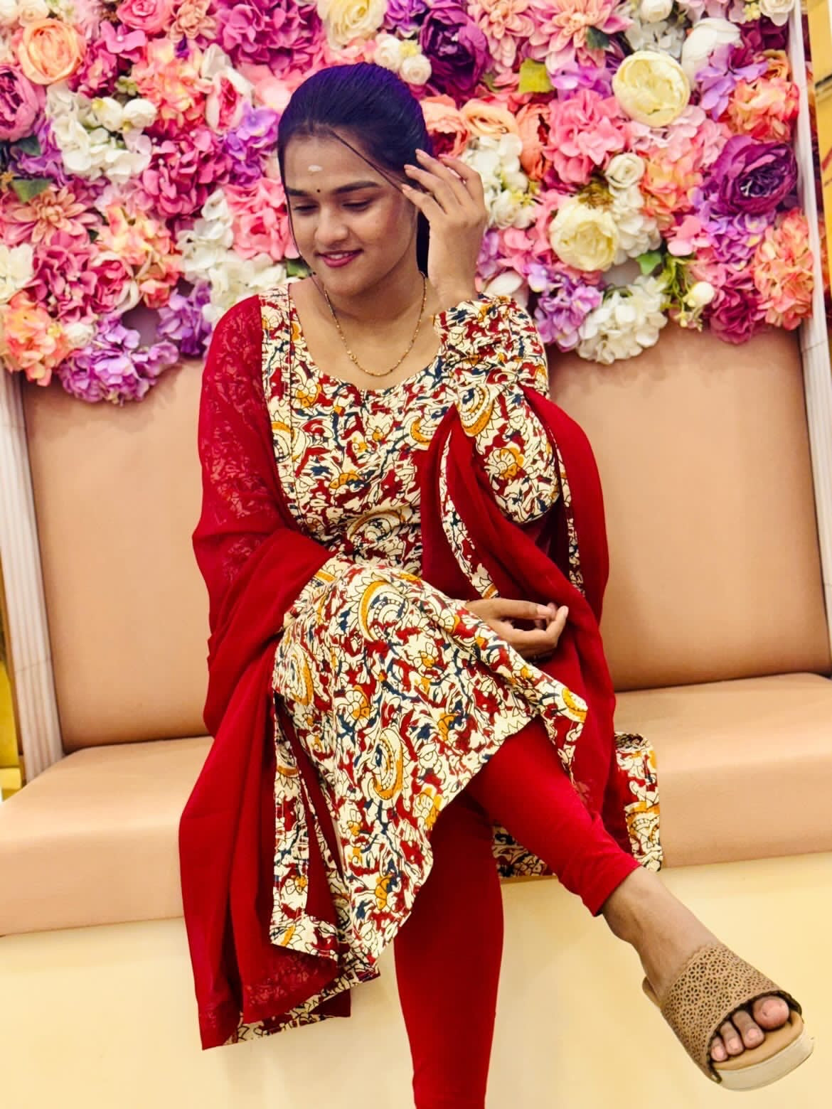 NAMRATHA- KALAMKARI KURTI SET