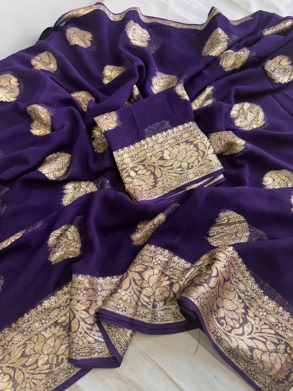 SAWANI-Viscose Georgette Saree