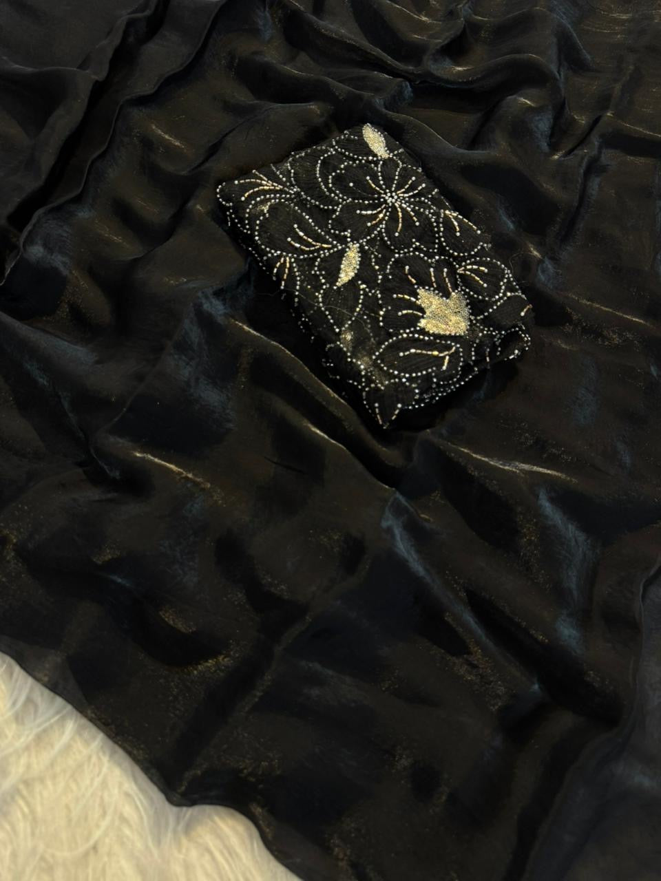 MISHIKA - SOFT FENDY SATIN SILK SAREE