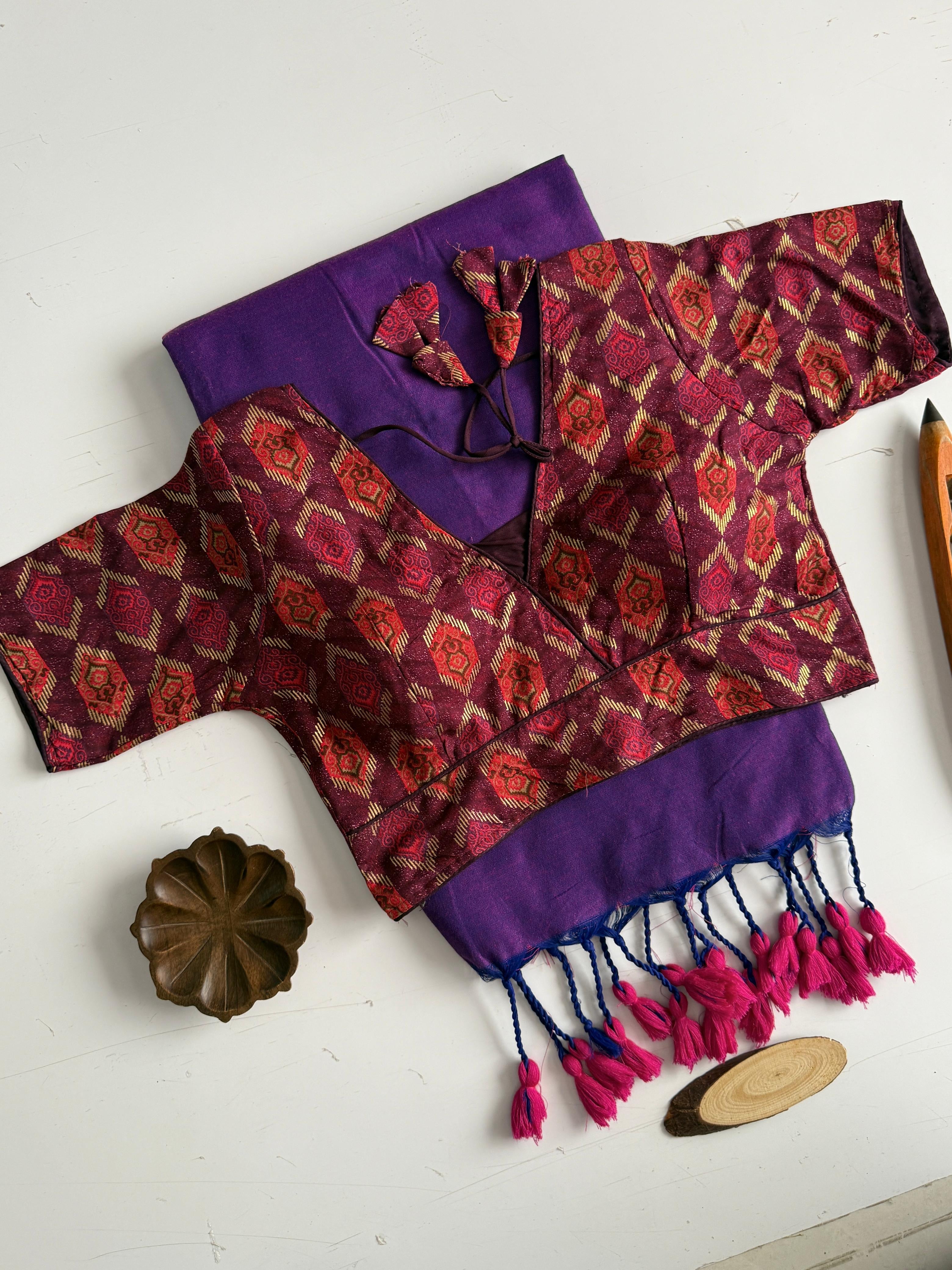 DESIYA - KHADI SAREE & STITCHED BLOUSE