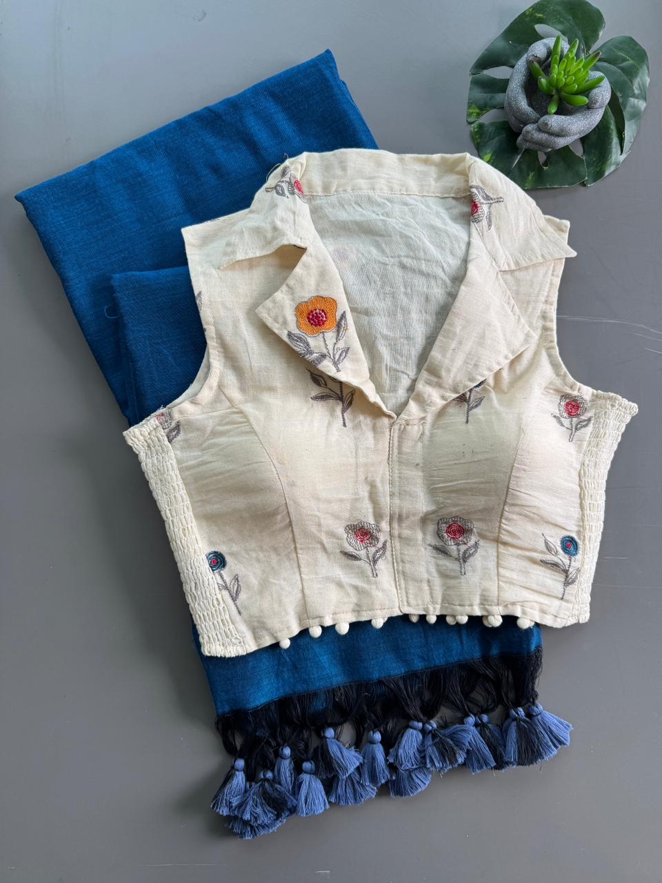 KHADI - STRECHABLE BLOUSE COMBO