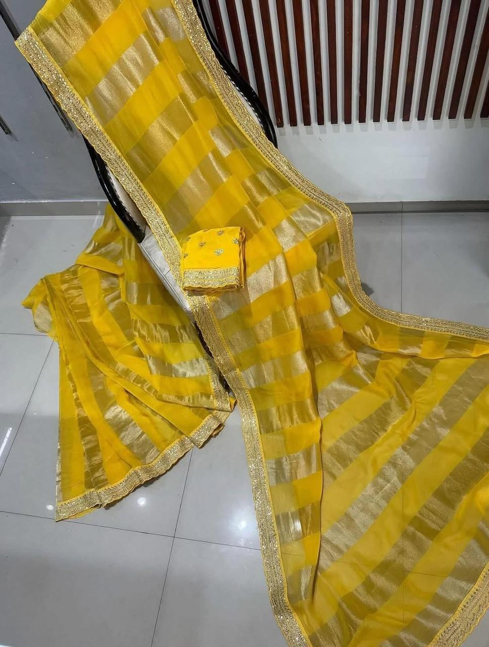 SHAMAYA - GEORGETTE TISSUE SILK SAREE