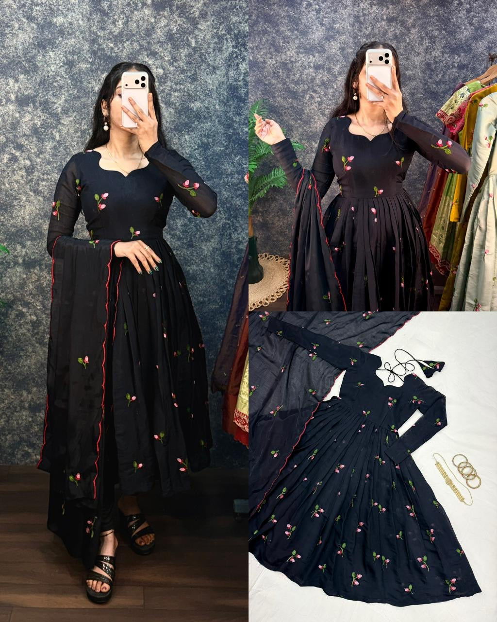 KALYANI - MUL COTTON ANARKALI