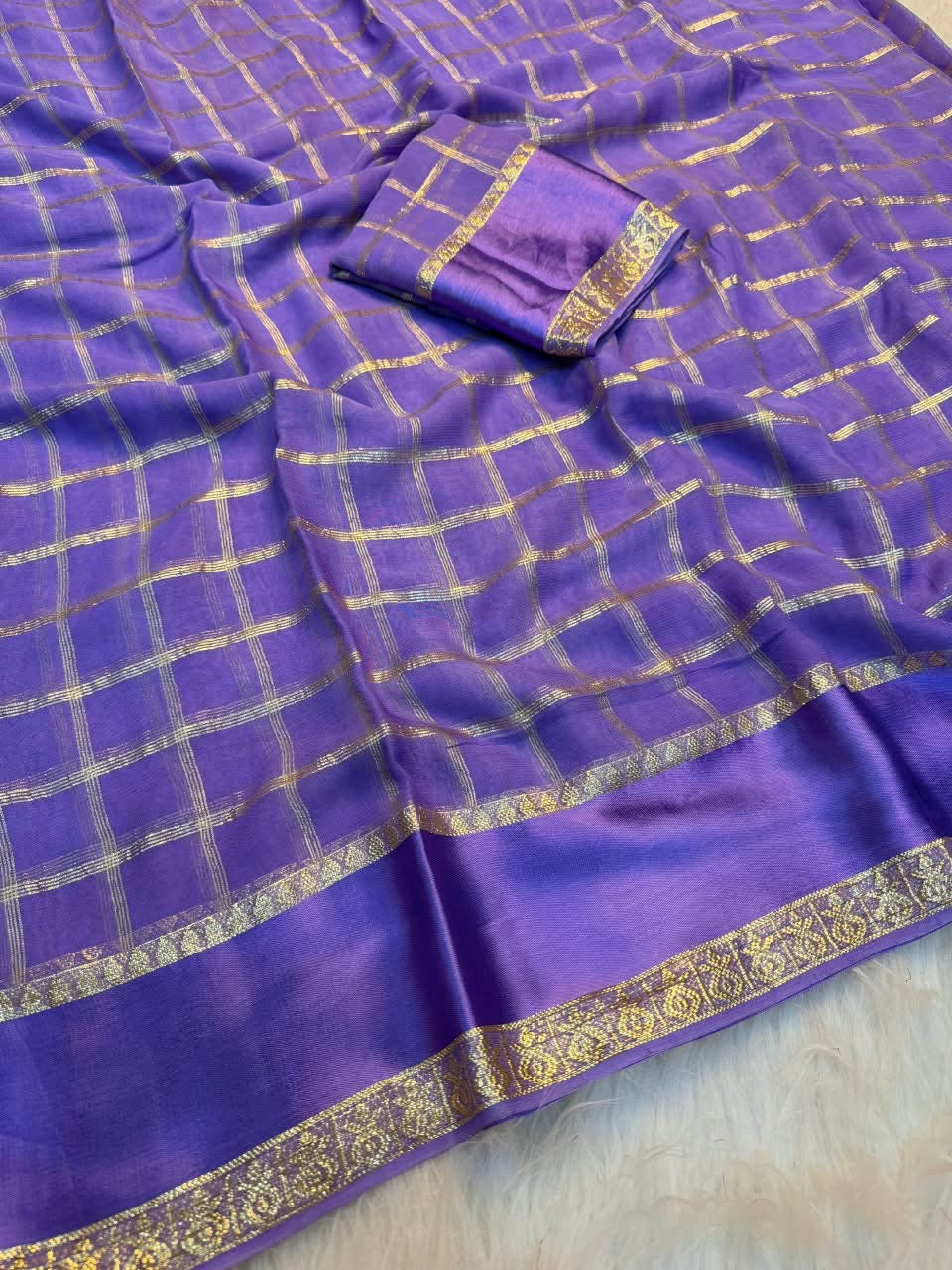 ZARQA - VISCOSE GEORGETTE CHEX