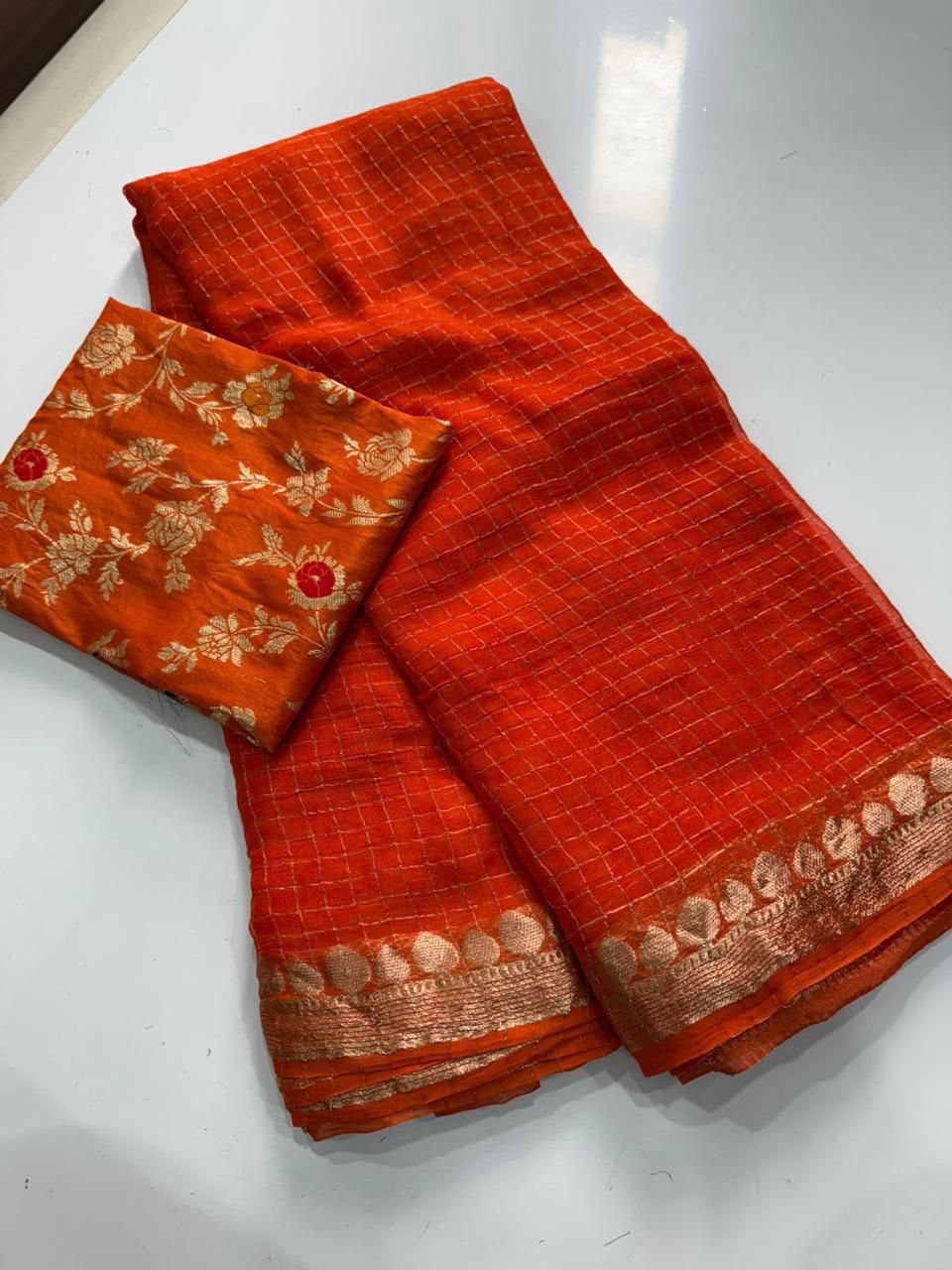 JESHVI - Royal Viscose Georgette Saree.