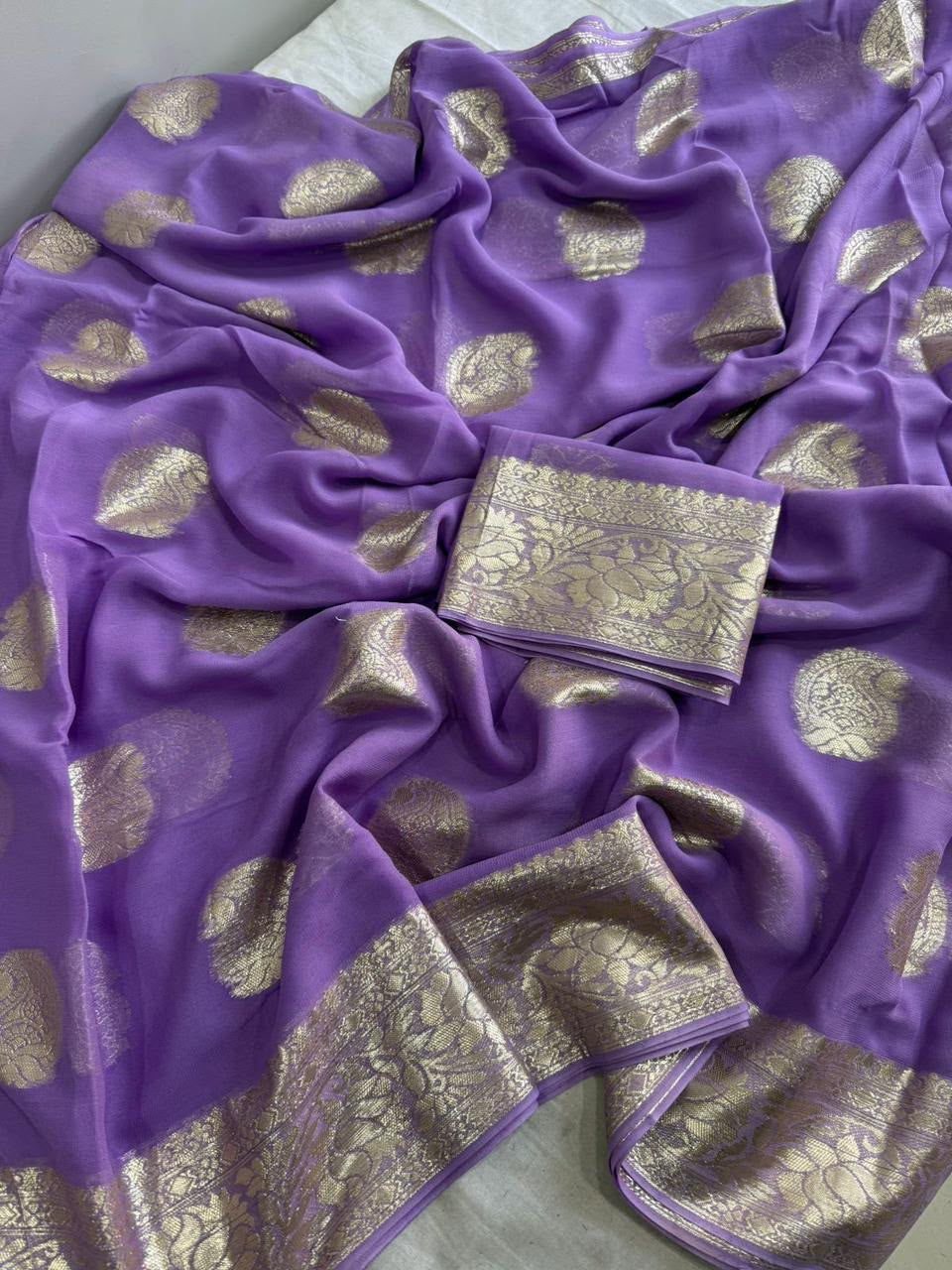 SAWANI-Viscose Georgette Saree
