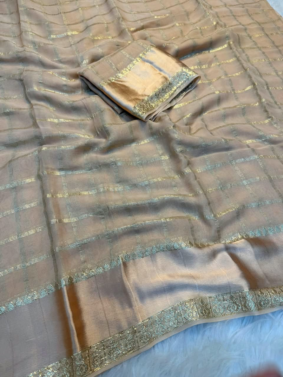 ZARQA - VISCOSE GEORGETTE CHEX