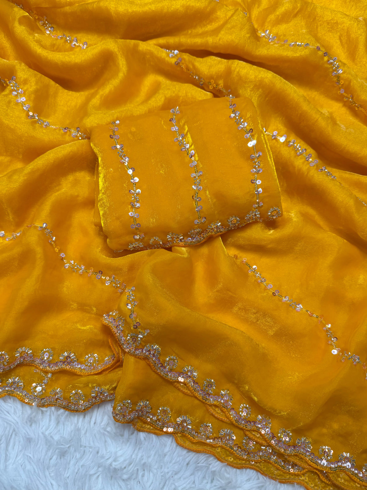 AMIA - COCKTAIL HANDWORK SAREE