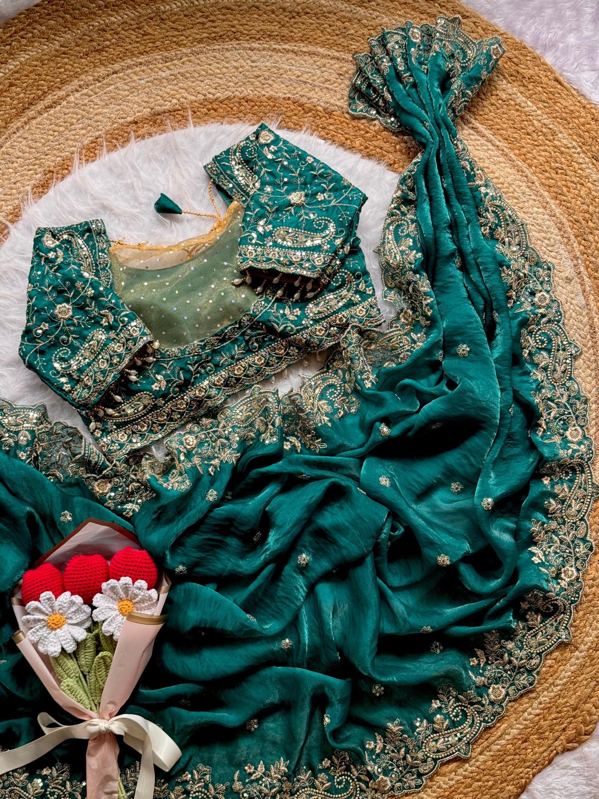 HADIYA - FANDY SATIN SAREE