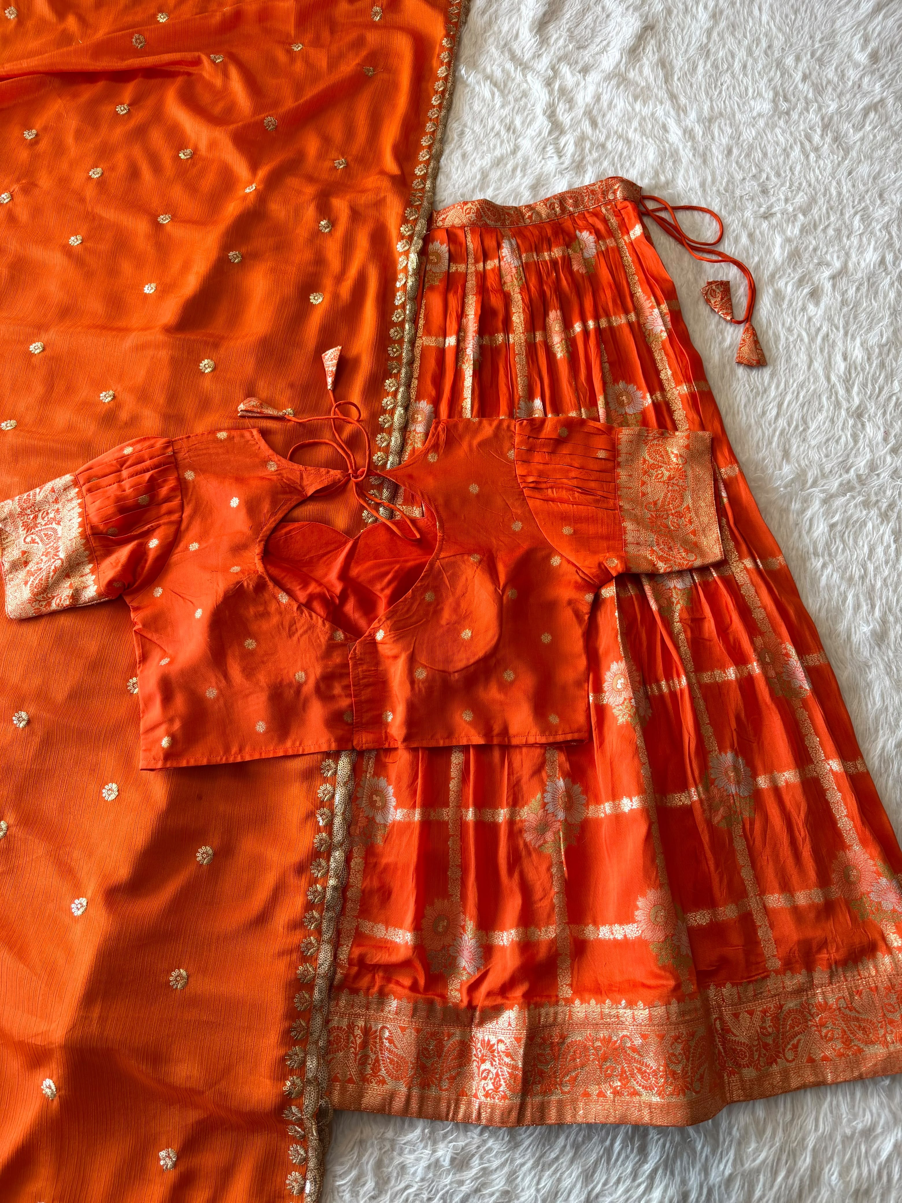 AYOTIKA - FESTIVE HALF SAREE