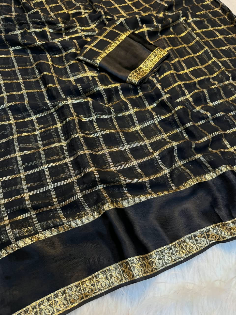 ZARQA - VISCOSE GEORGETTE CHEX