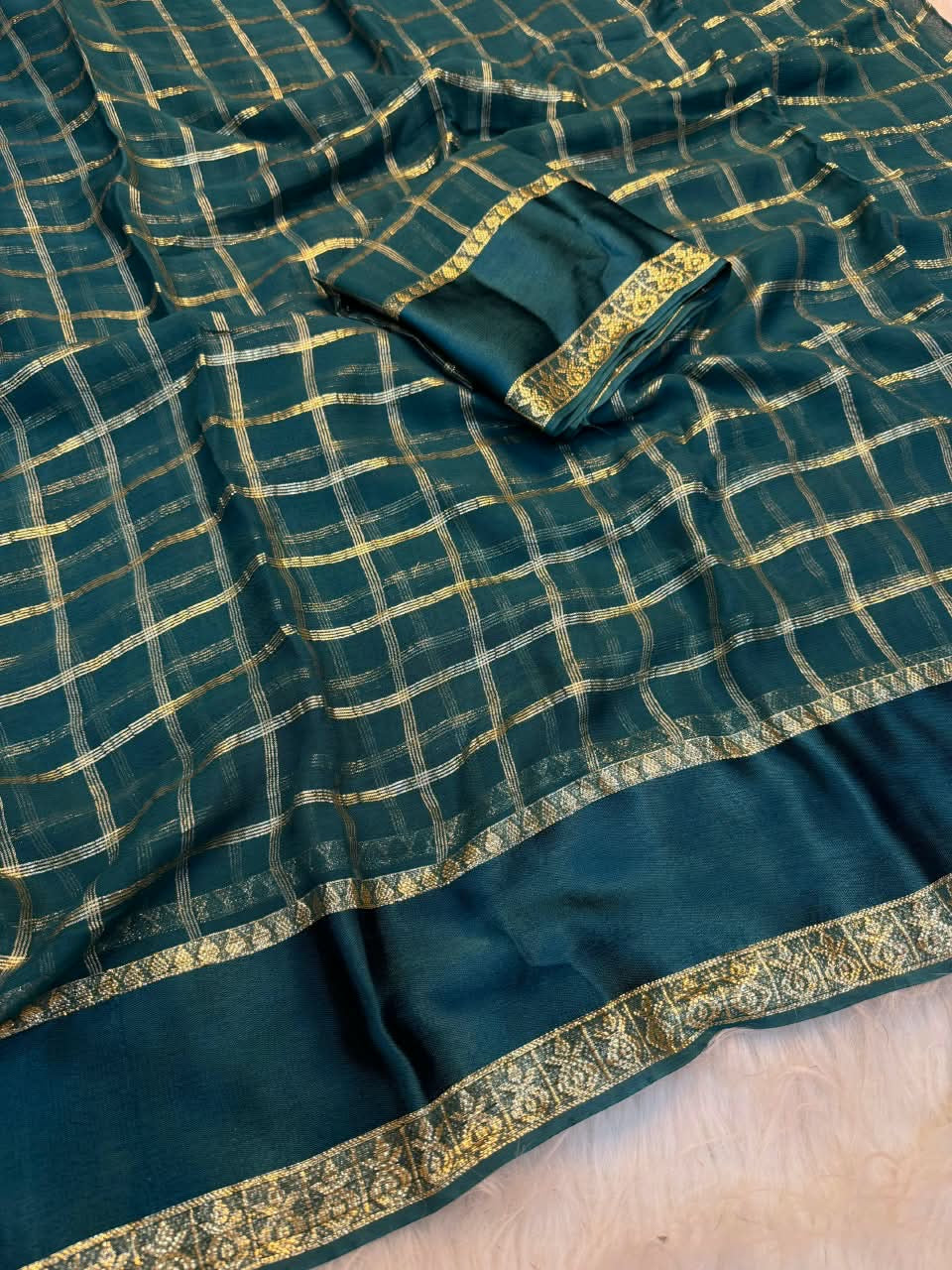 ZARQA - VISCOSE GEORGETTE CHEX