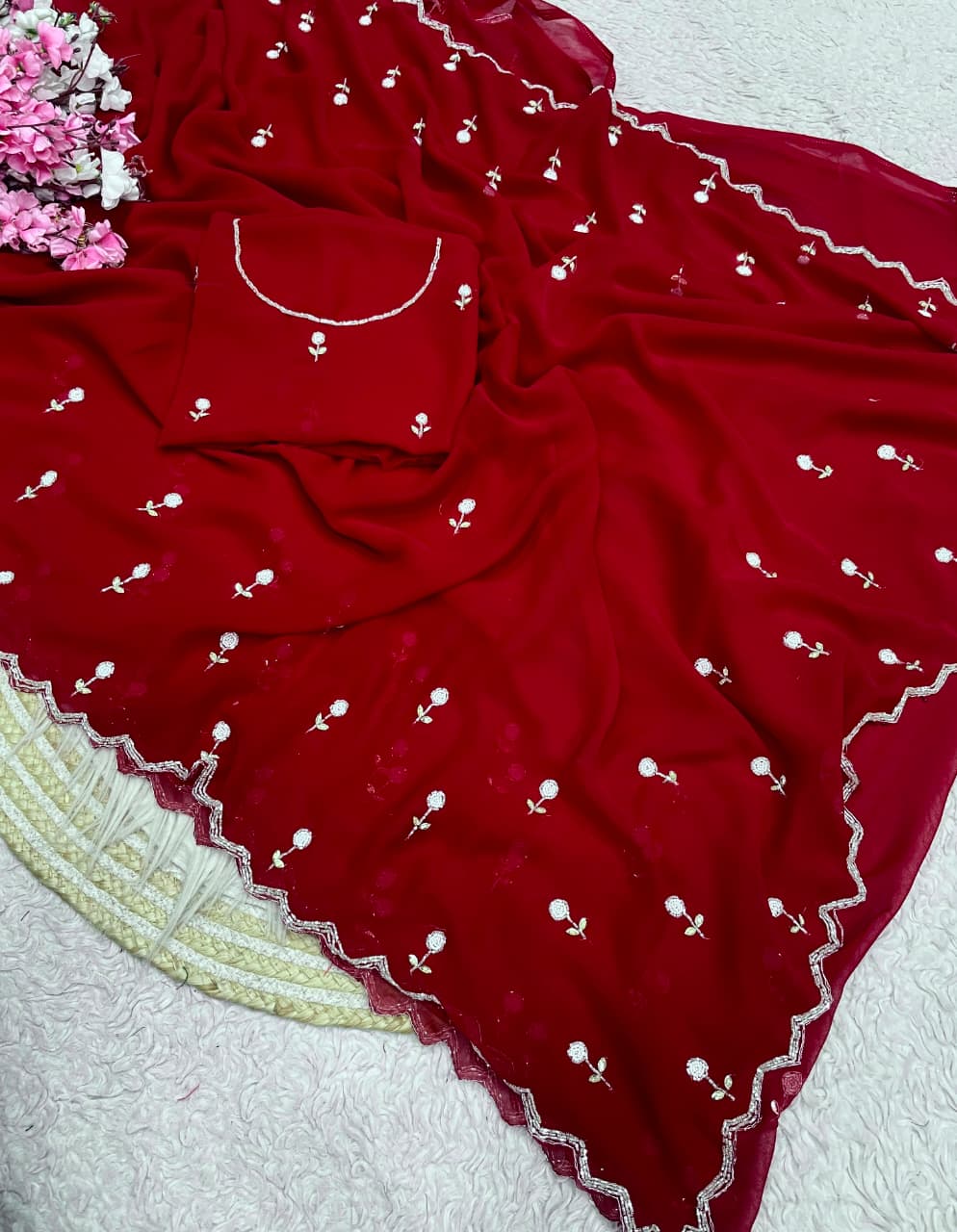 KUSHI - GEORGETTE HANDWORK