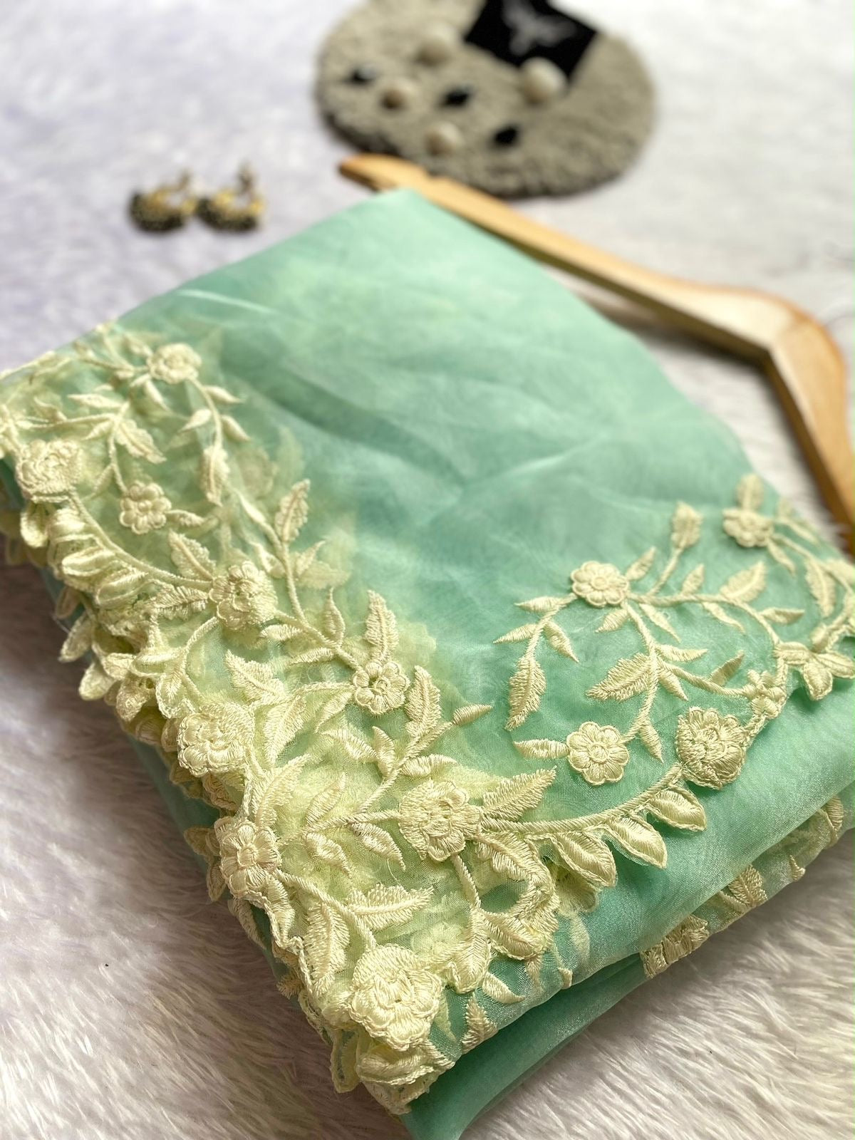 SPOORTI - COZY ORGANZA SAREE