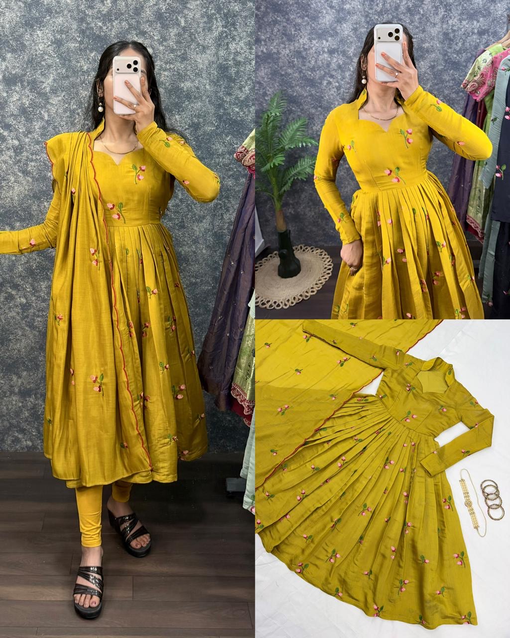 KALYANI - MUL COTTON ANARKALI