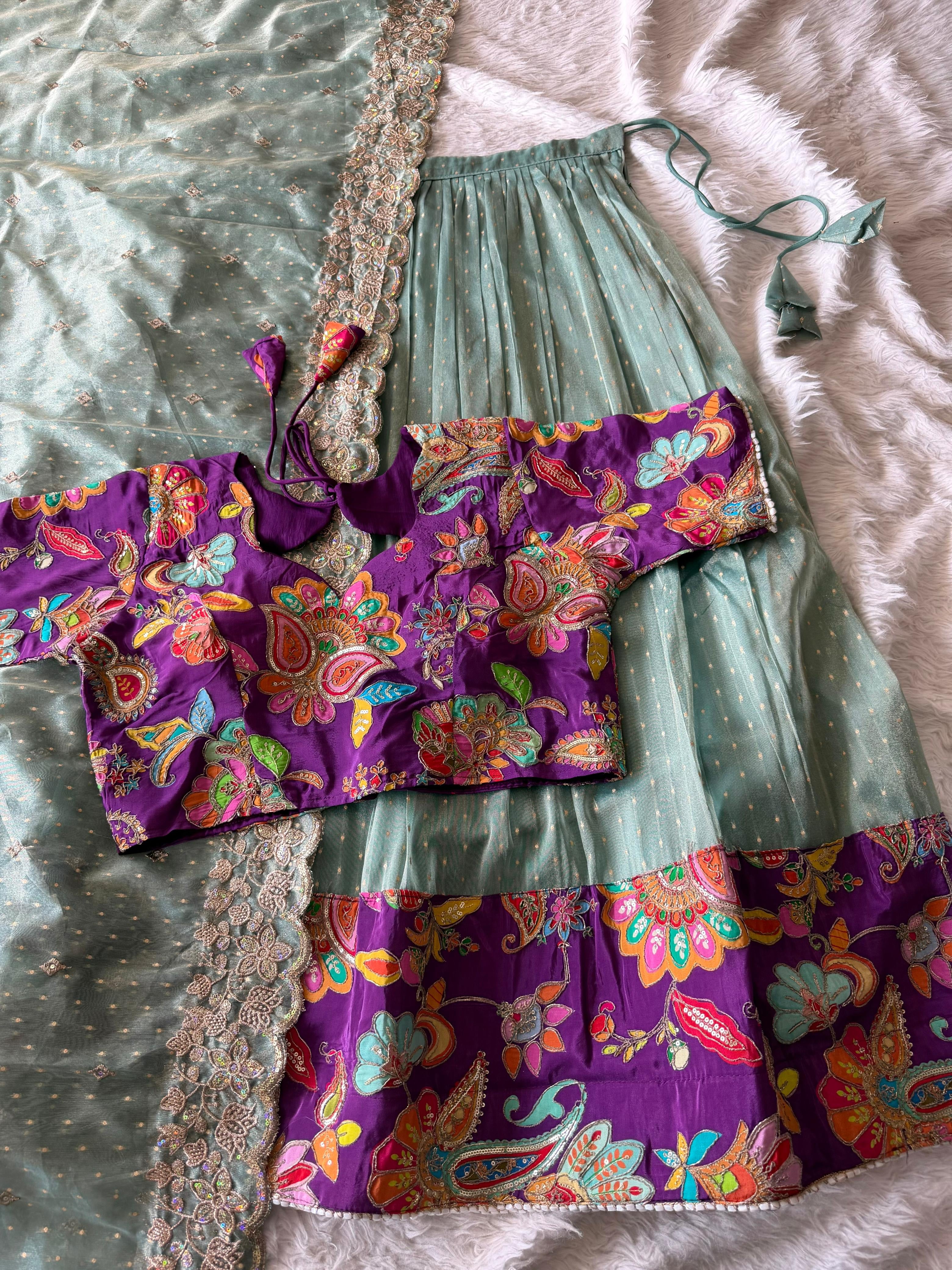 SALSA - DESIGNER HALF SAREE SET