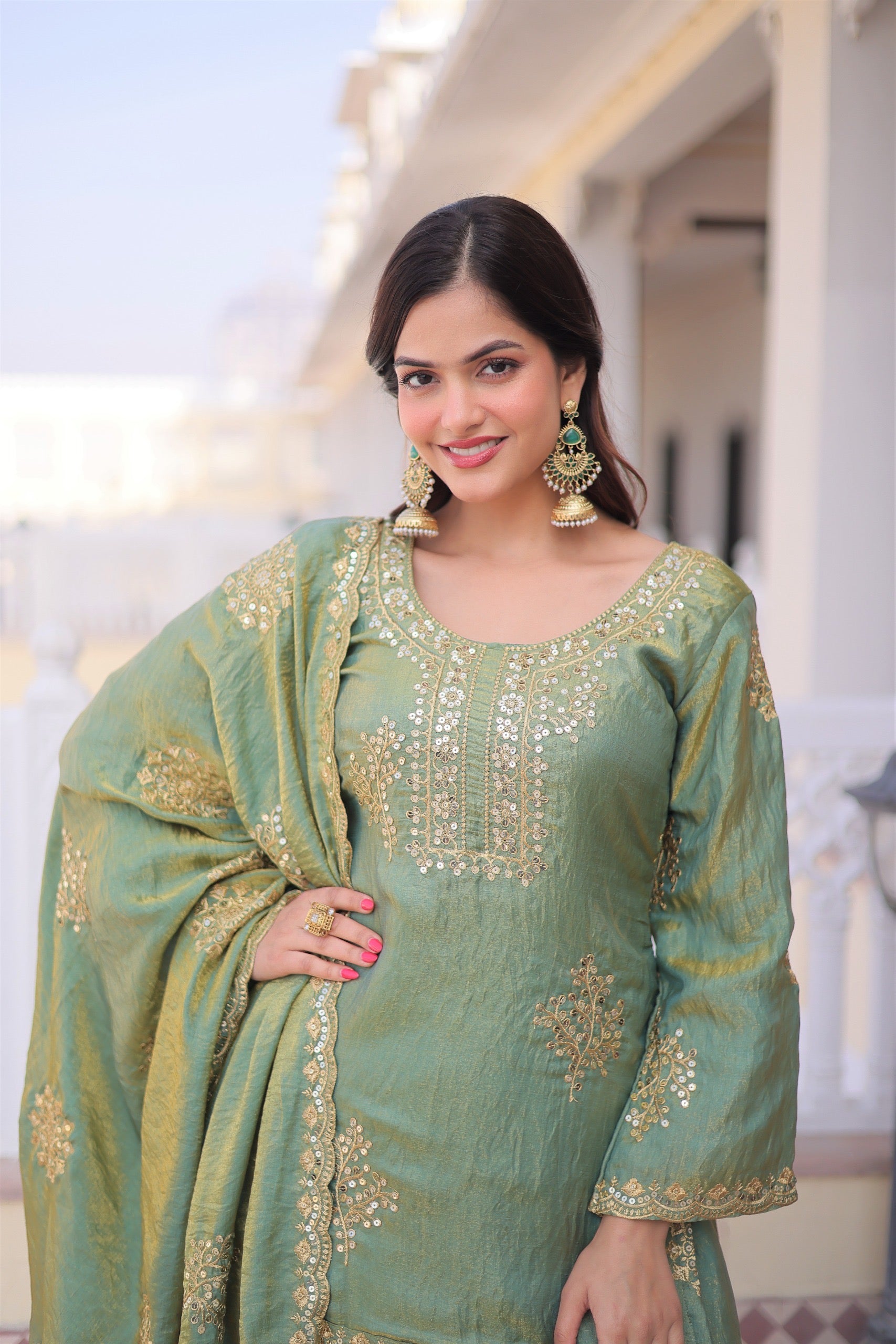 SULTANA - Festive Sharara Set