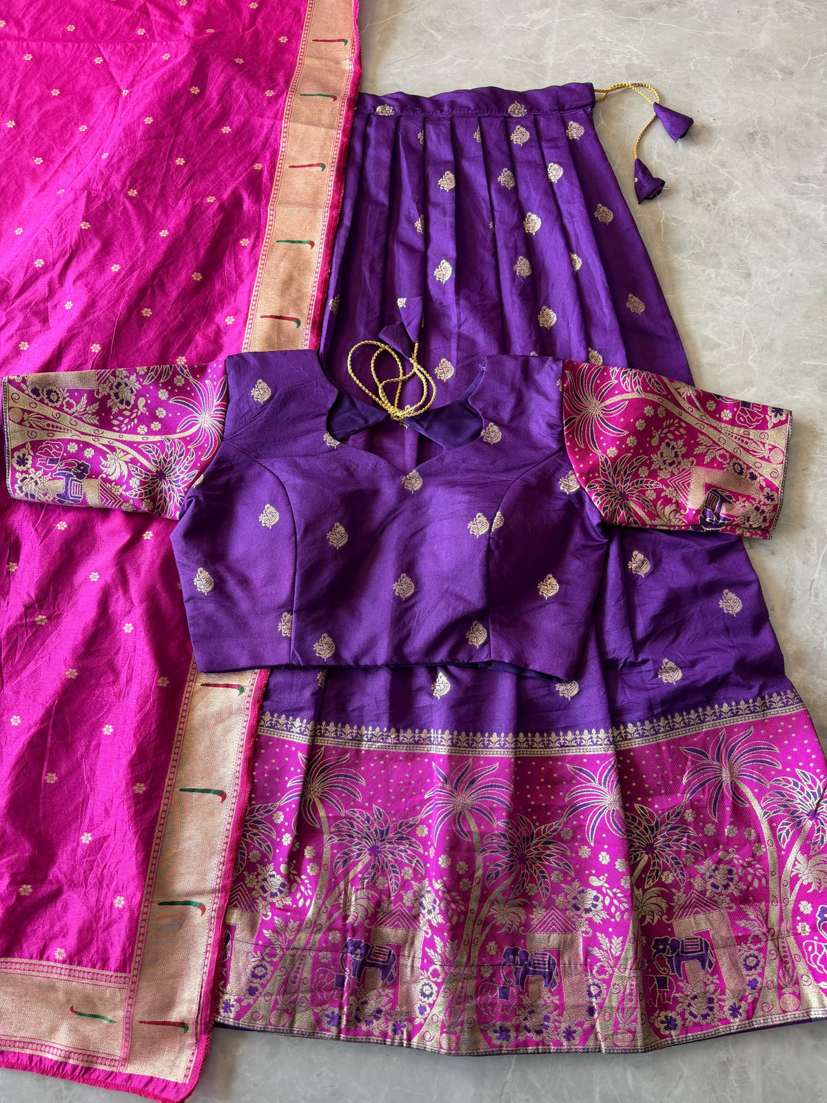 ROOHI - PAITHANI HALF SAREE