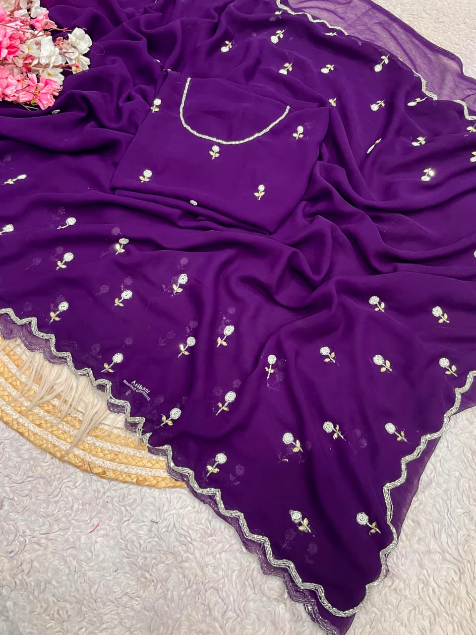 KUSHI - GEORGETTE HANDWORK