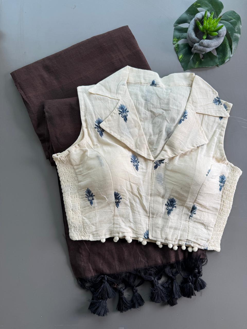 KHADI - STRECHABLE BLOUSE COMBO