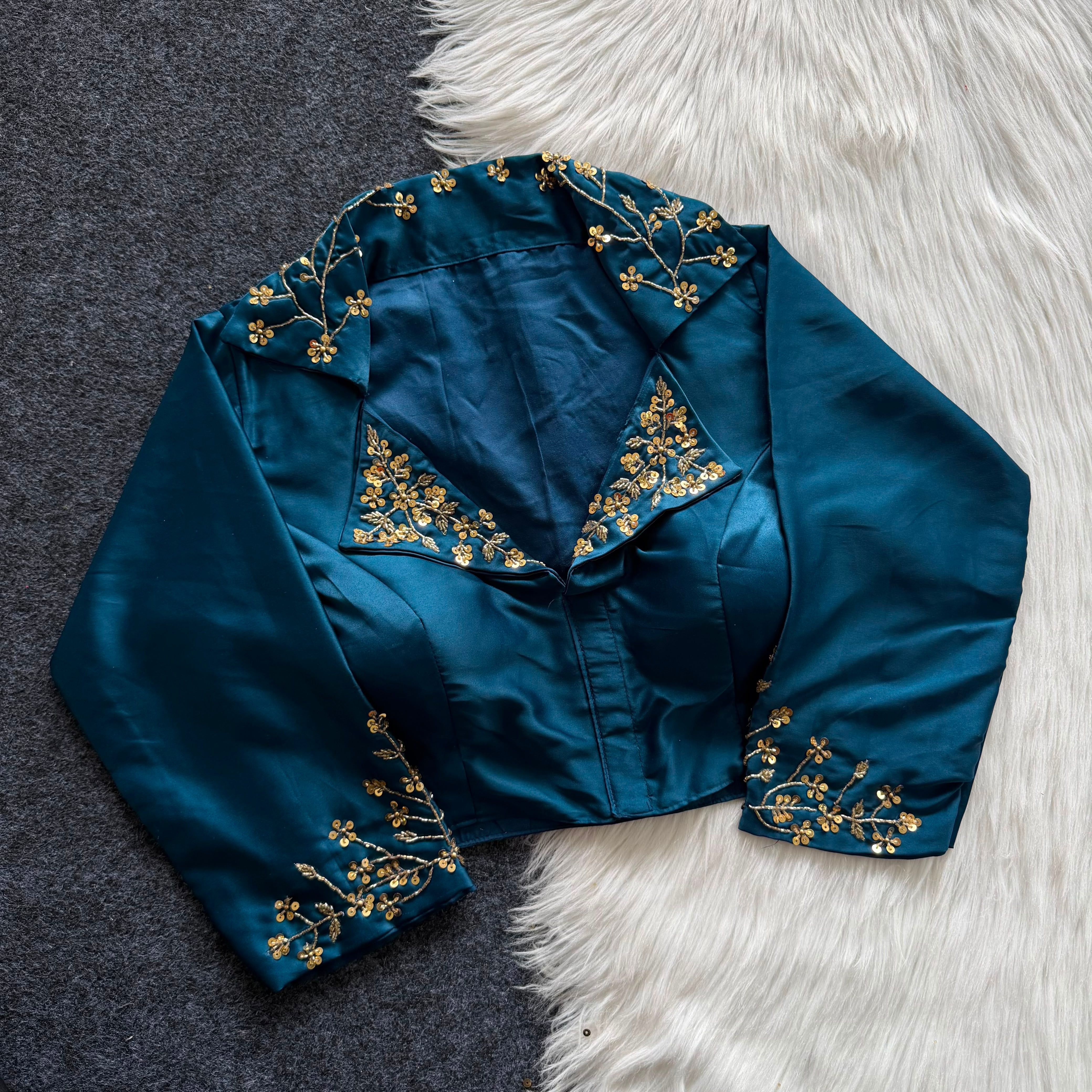NEELOTHI - HANDWORK CROP TOP