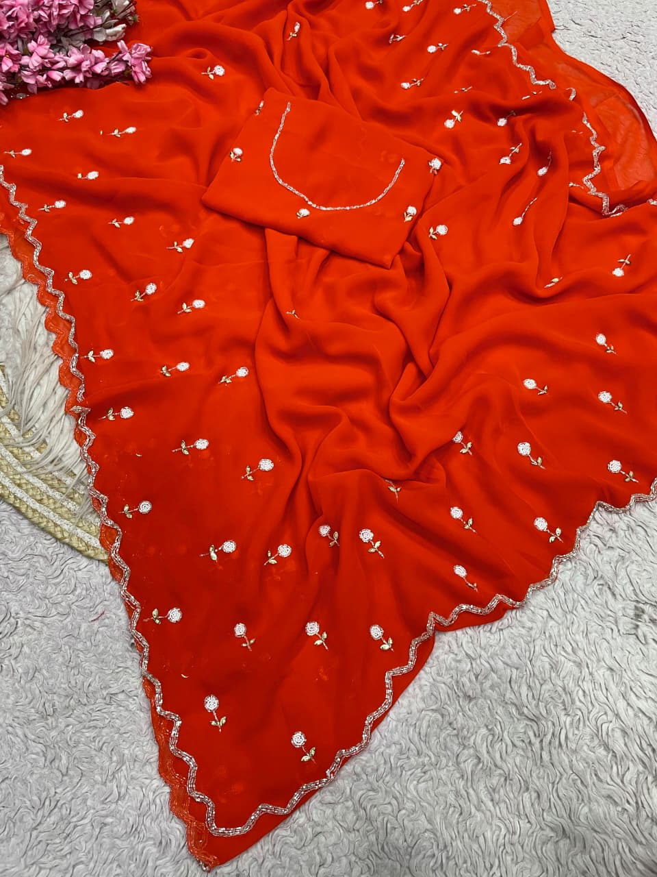 KUSHI - GEORGETTE HANDWORK