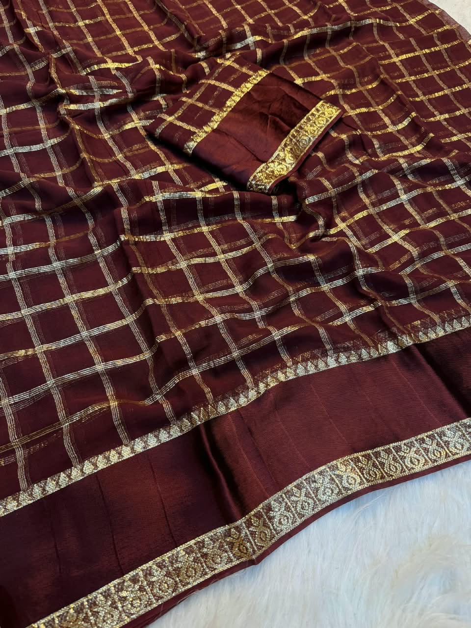 ZARQA - VISCOSE GEORGETTE CHEX